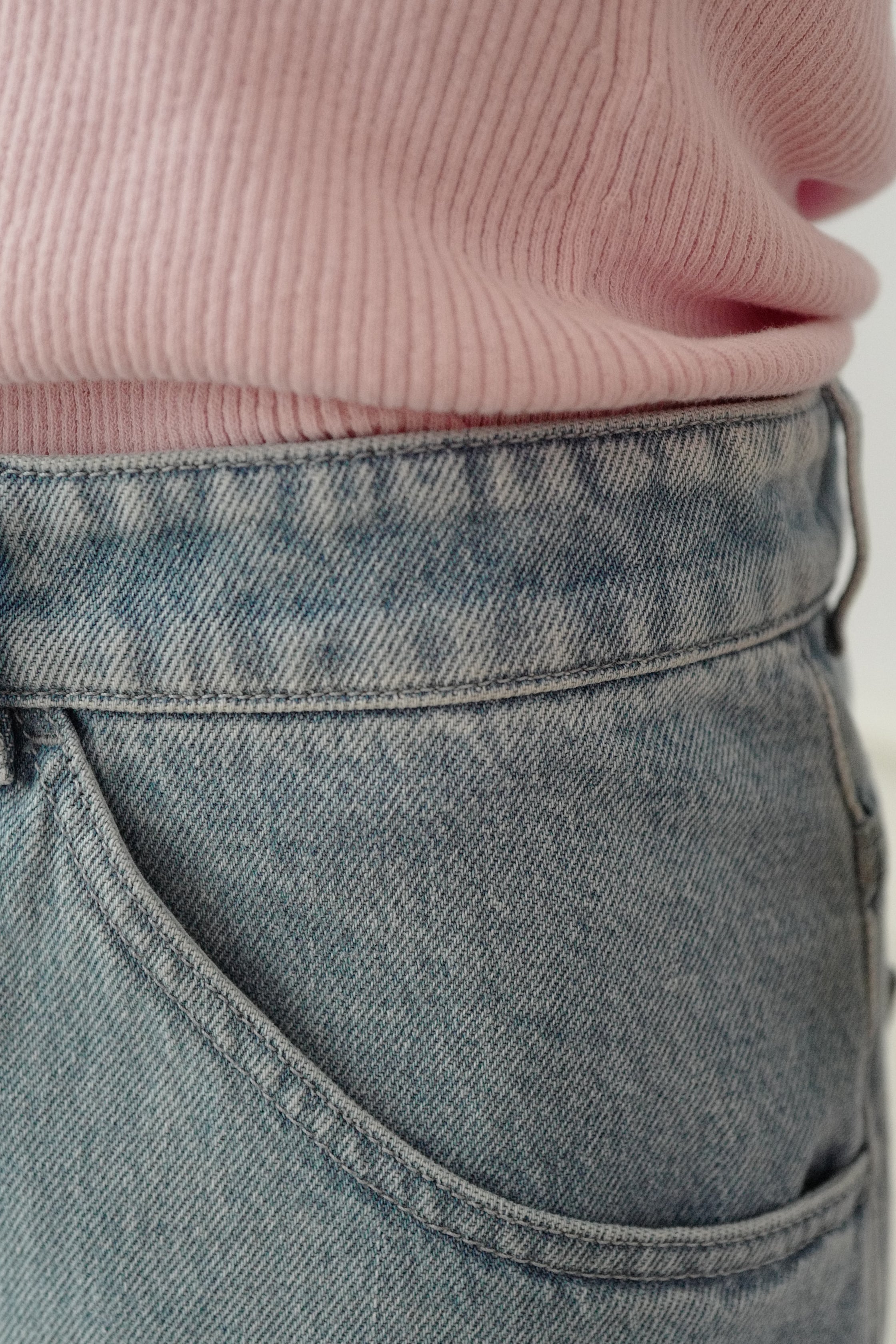 Chanel Printemps 25S CC Sequins Denim Jeans Wide Leg size 38