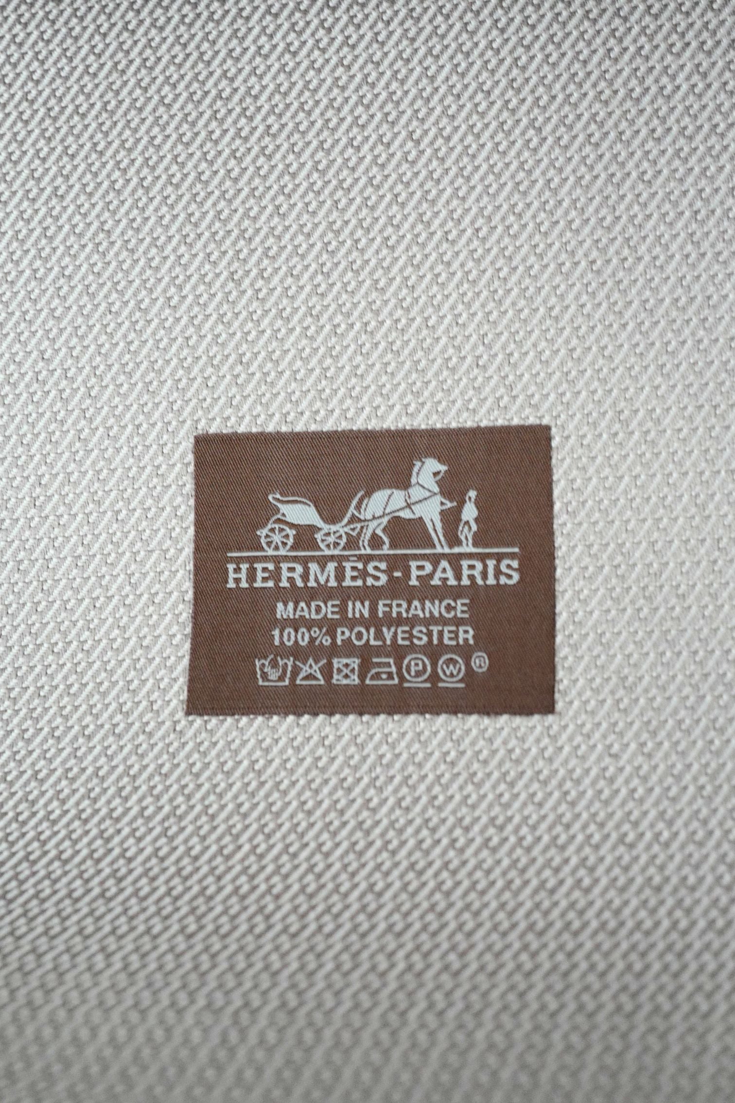 Hermès R.M.S II Cabin Suitcase Toile H Plume Quadrige Étain/Ecru Régate