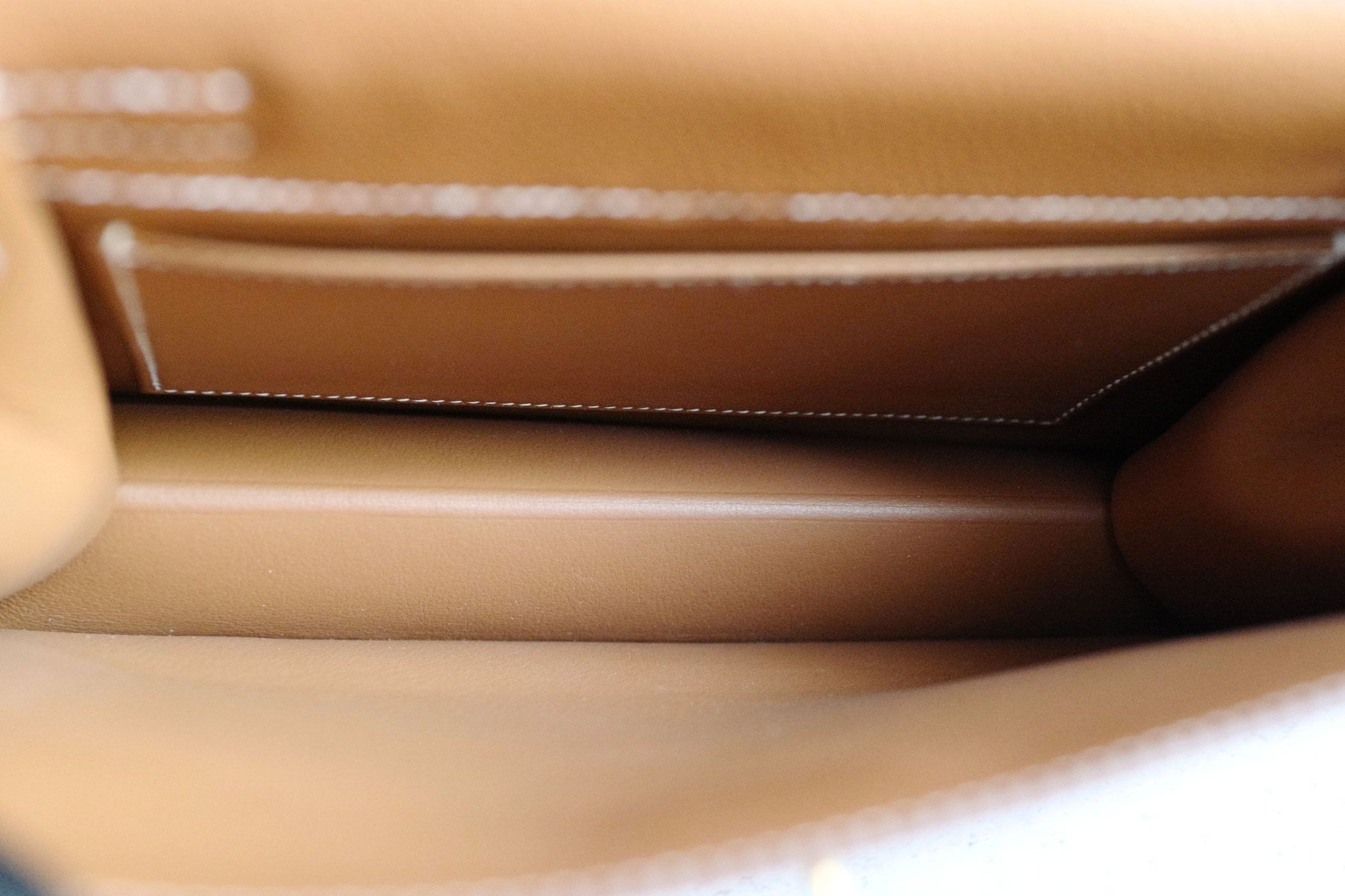 Hermès Kelly Danse Gold Evercolor Calfskin GHW stamp K