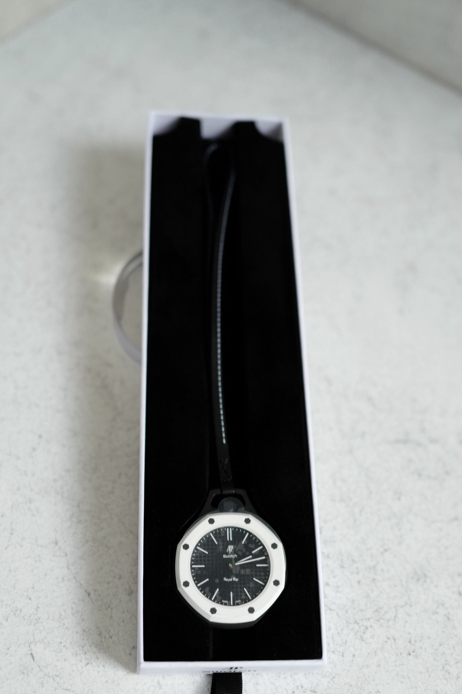 Audemars Piguet x Swatch Royal Pop Panda Black White Mechanical Watch