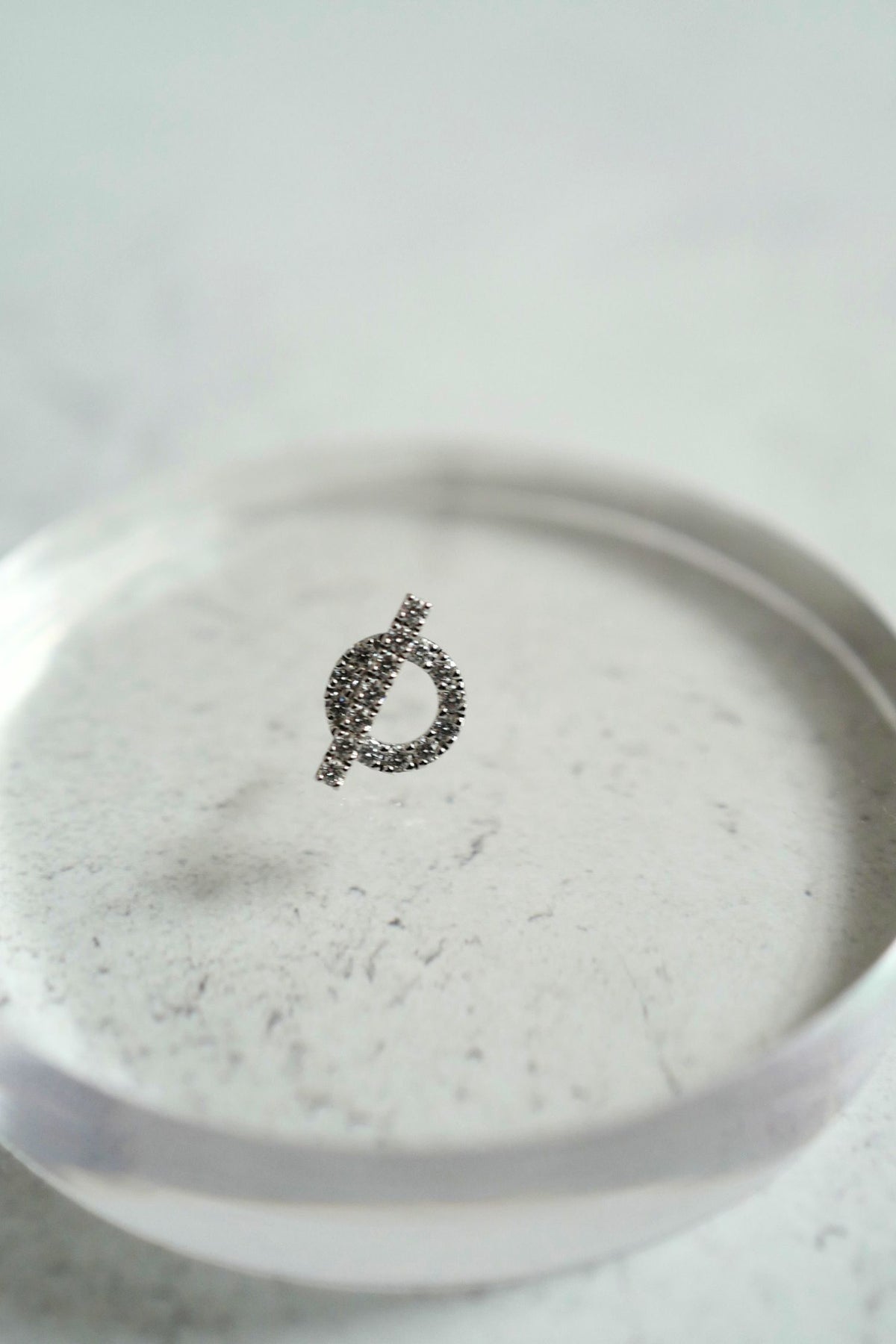 BNIB Hermes Finesse Earrings White Gold With Diamonds $11K Retail