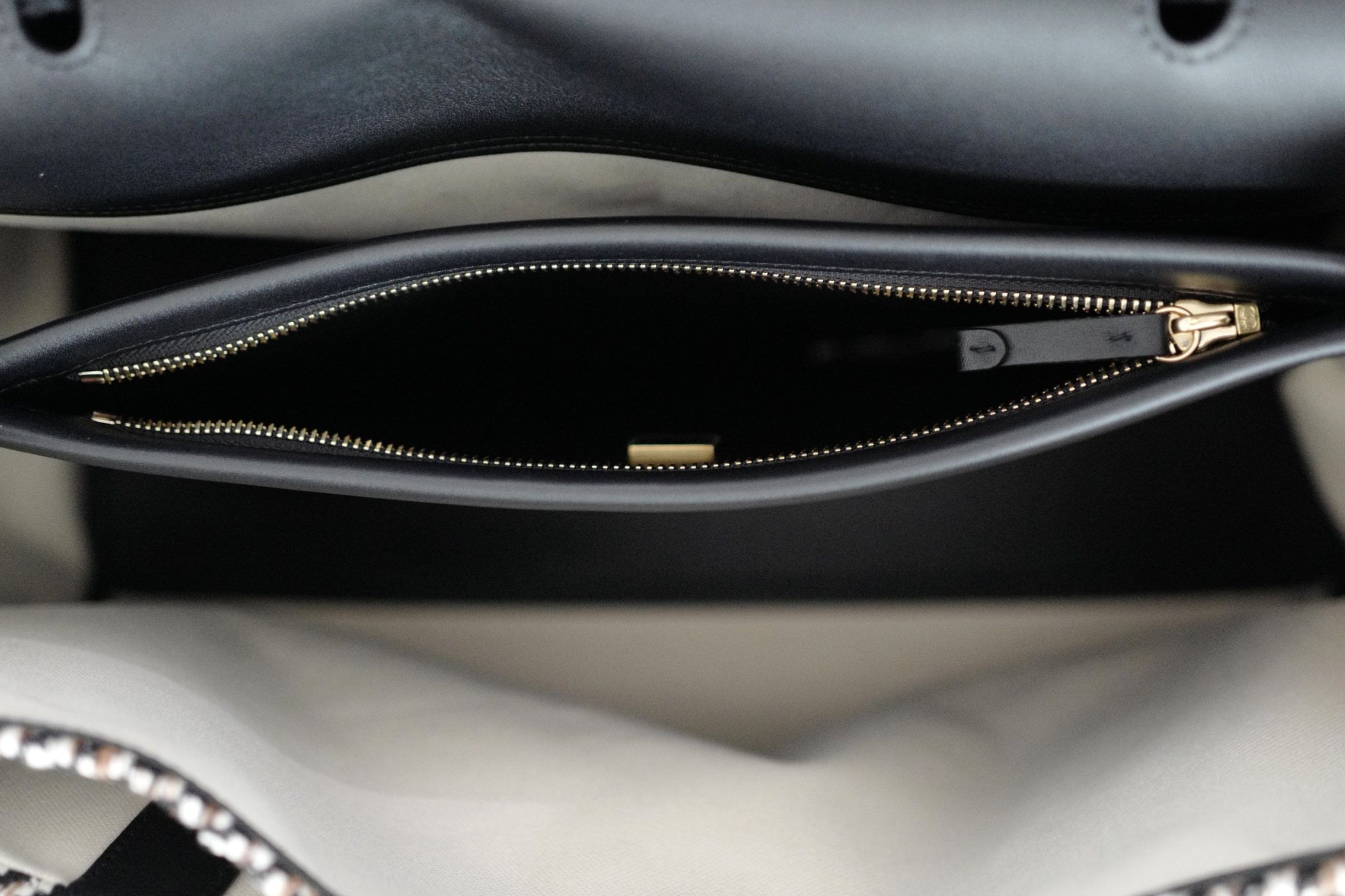 Chanel 26s Large Shopping Bag Black/Ecru Wool Gold Hardware "Matthieu Blazy's"