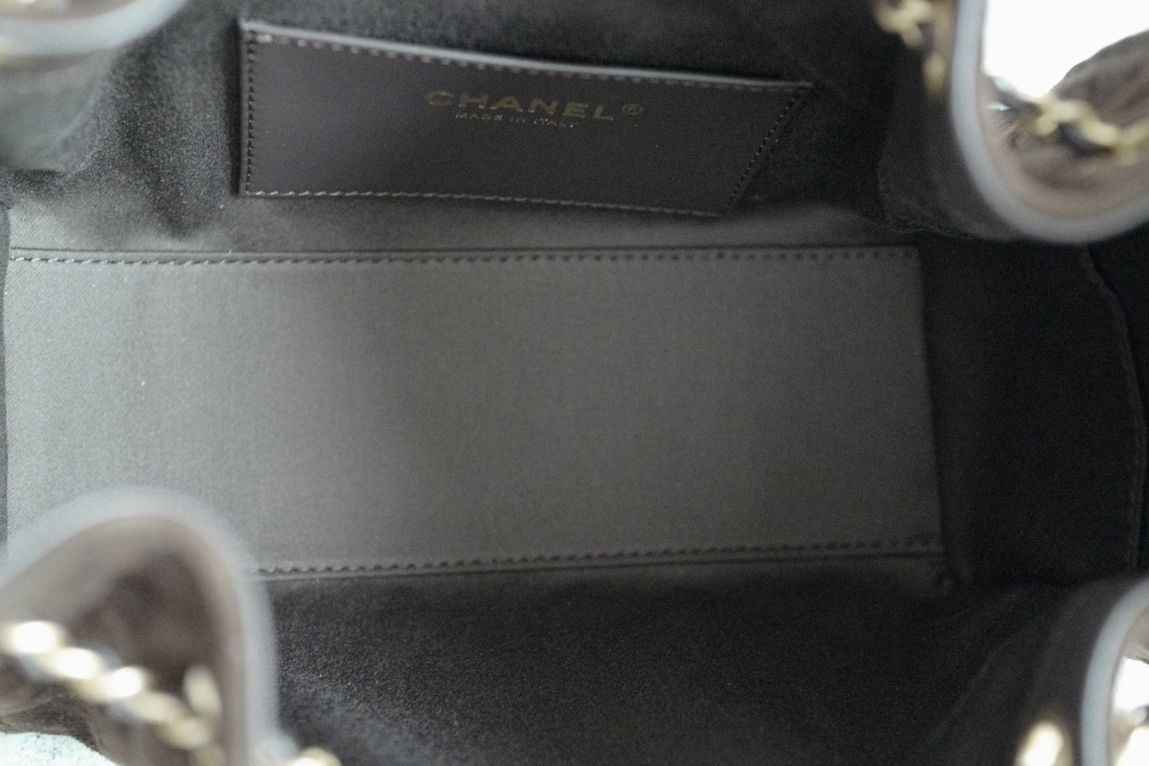 Chanel 26C Mini Hobo Dark Brown Suede Calfskin Gold Hardware