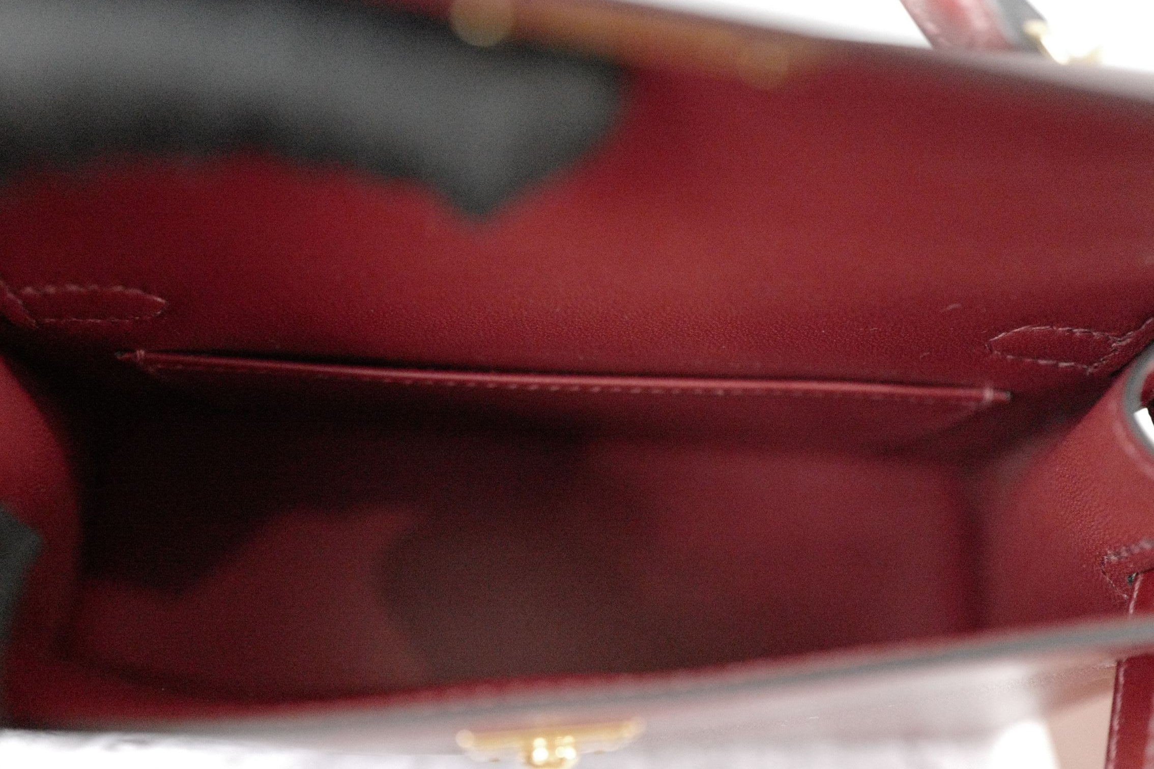 BNIB Hermès Mini Kelly 20 Rouge H Box Calf Leather Gold Hardware K Stamp 2025