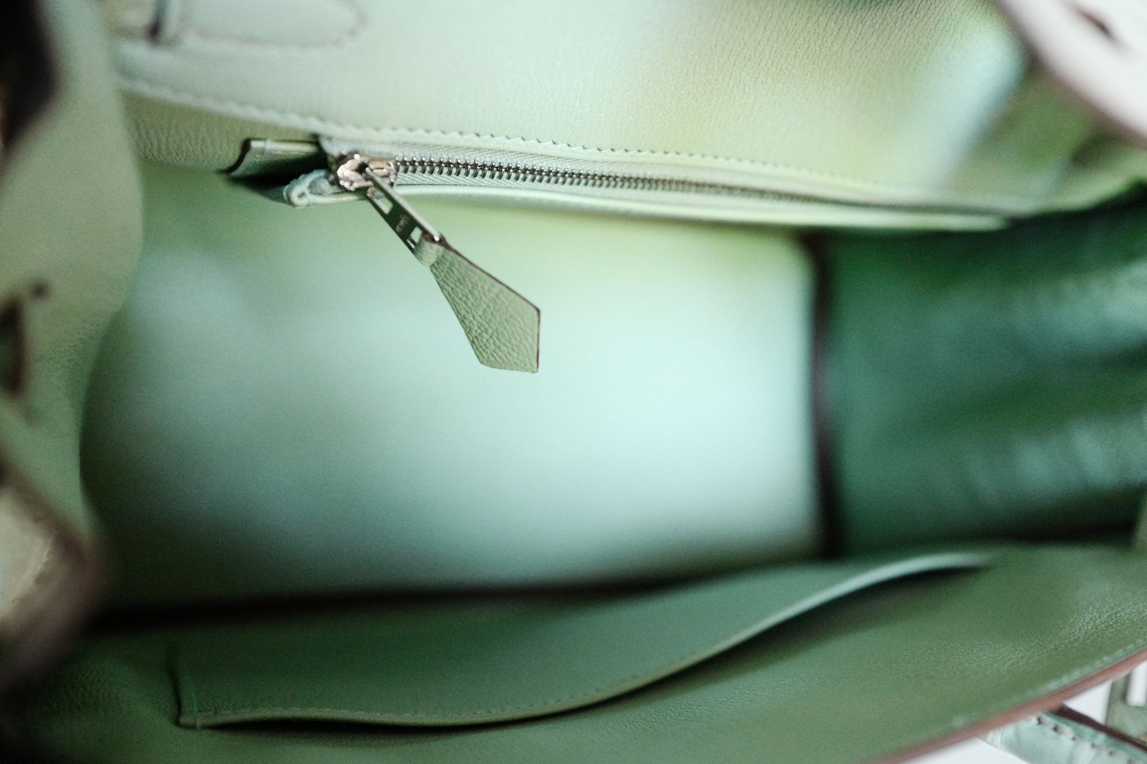 Hermès Birkin 25 HSS Gris Perle Vert D'eau Matte Crocodile Brushed PHW