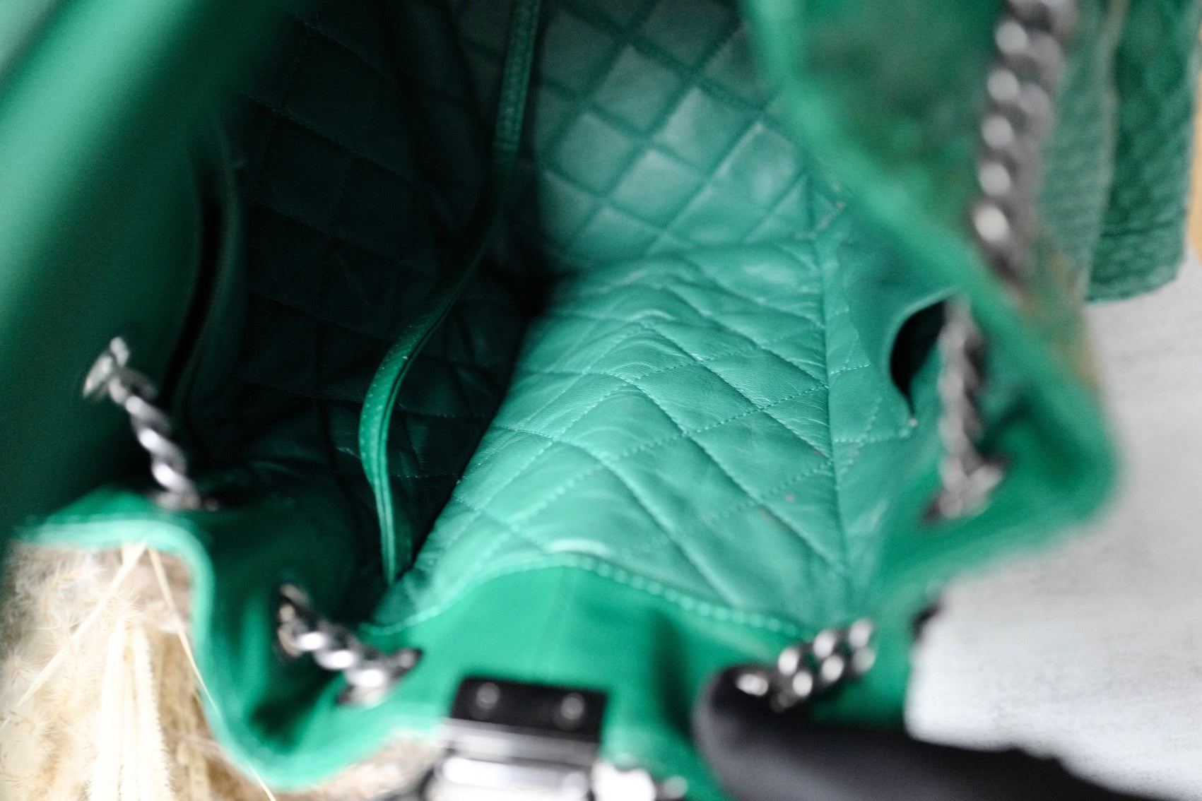 Chanel Gabrielle Backpack Drawstring bag In Phyton Exotic Rare Limited Edition