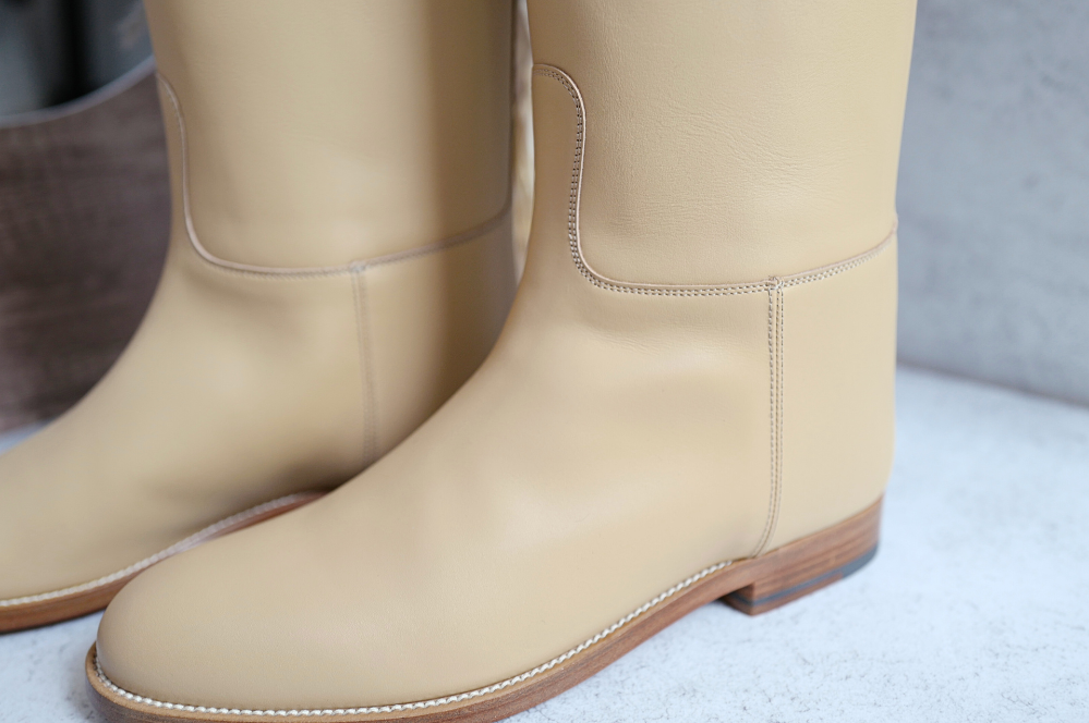 BNIB Hermes Jumping Boot Beige Natura Size 38