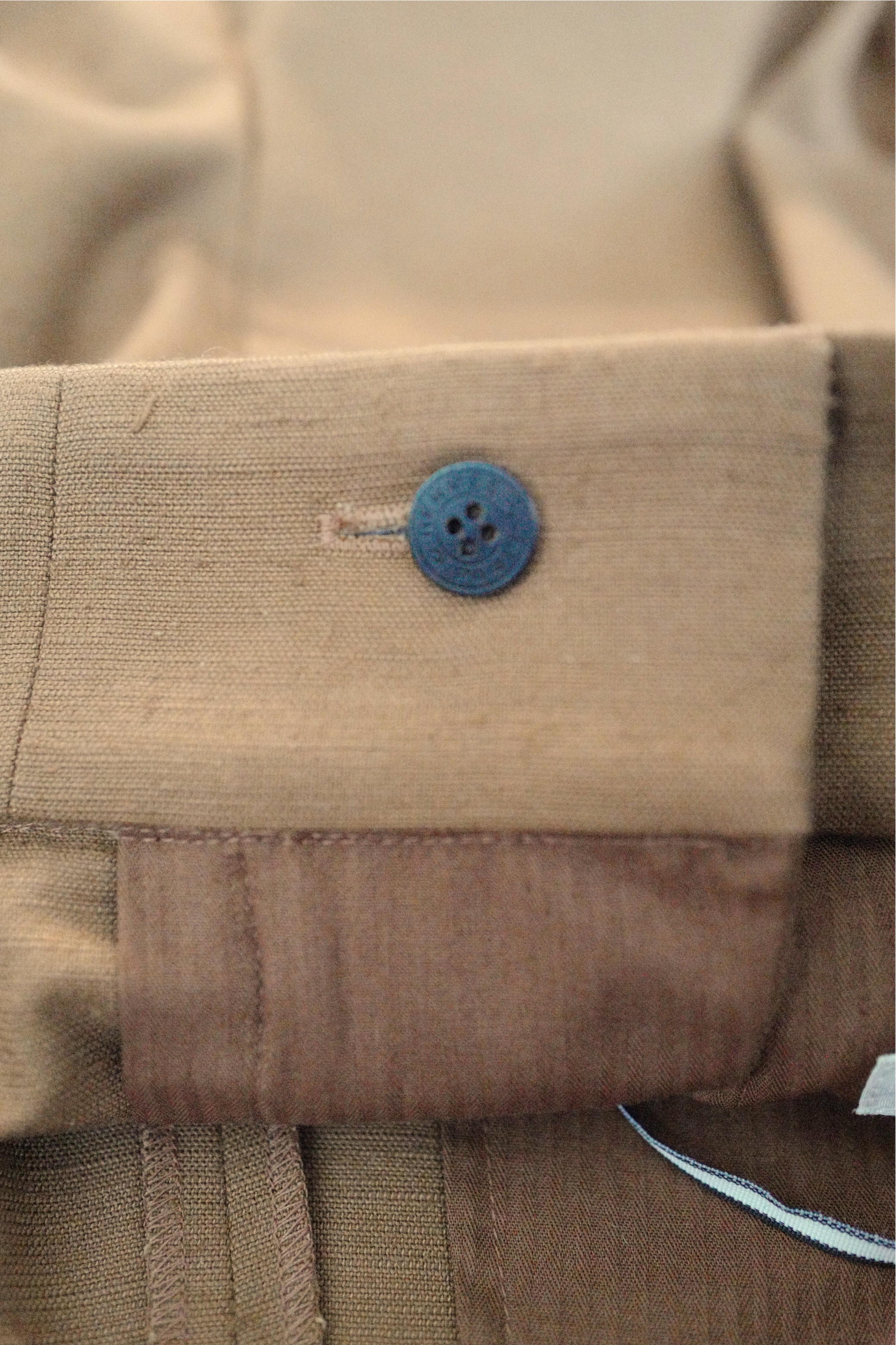 NEW Hermès Women’s Trousers in Marron Muscade Cotton Size 36