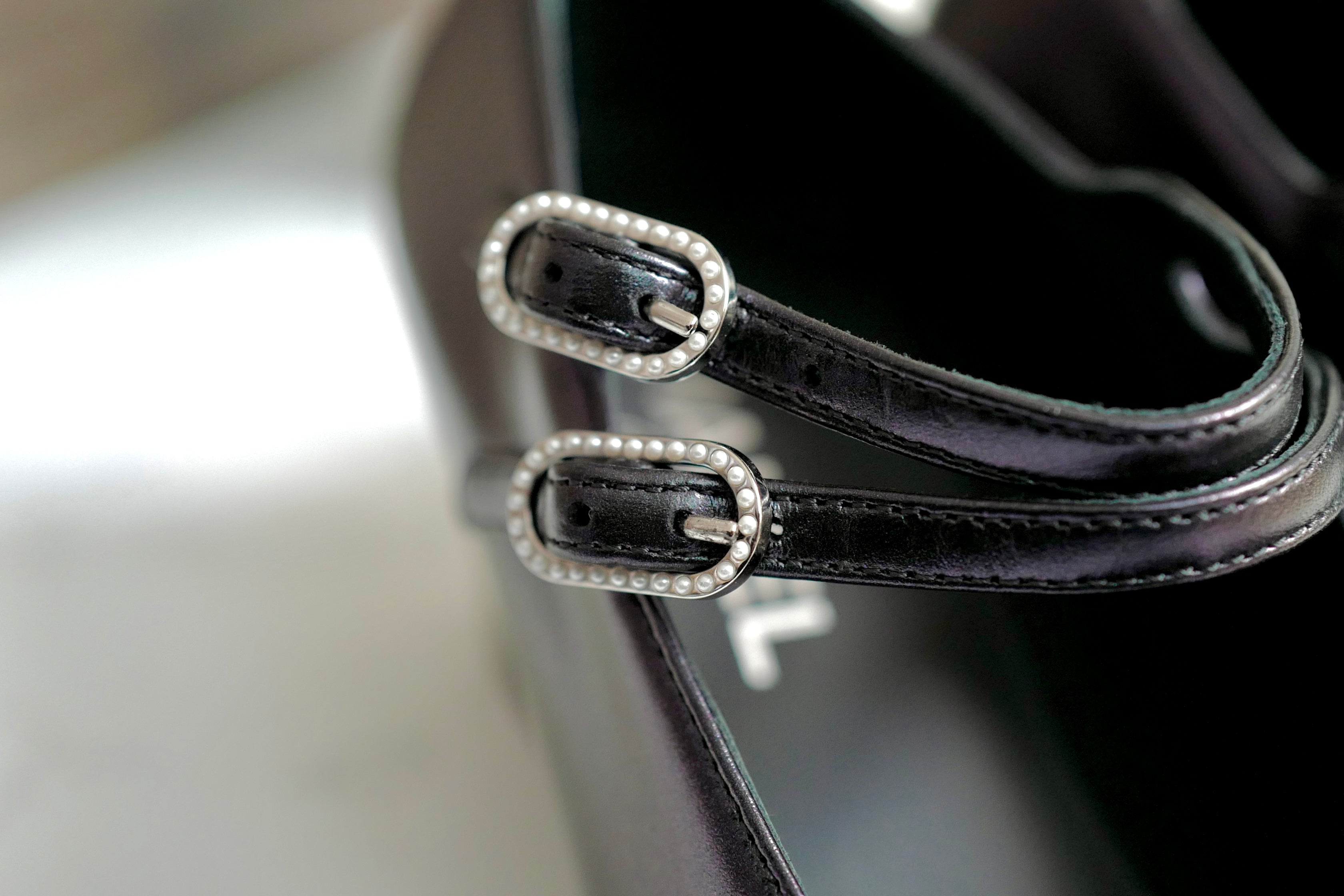 BNIB Chanel 24S Mary Jane Heels In Black Leather size 38.5 $1350