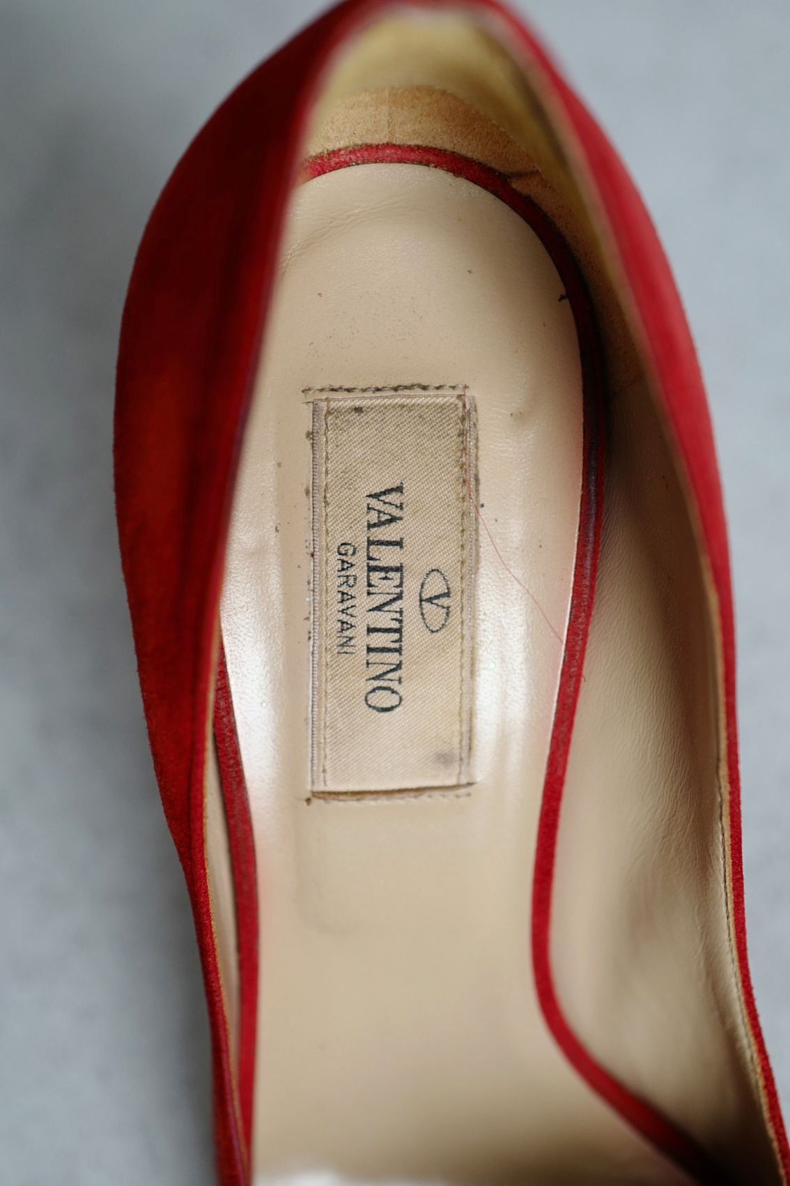 Preloved Valentino Heels Red Rose size 37 in Red