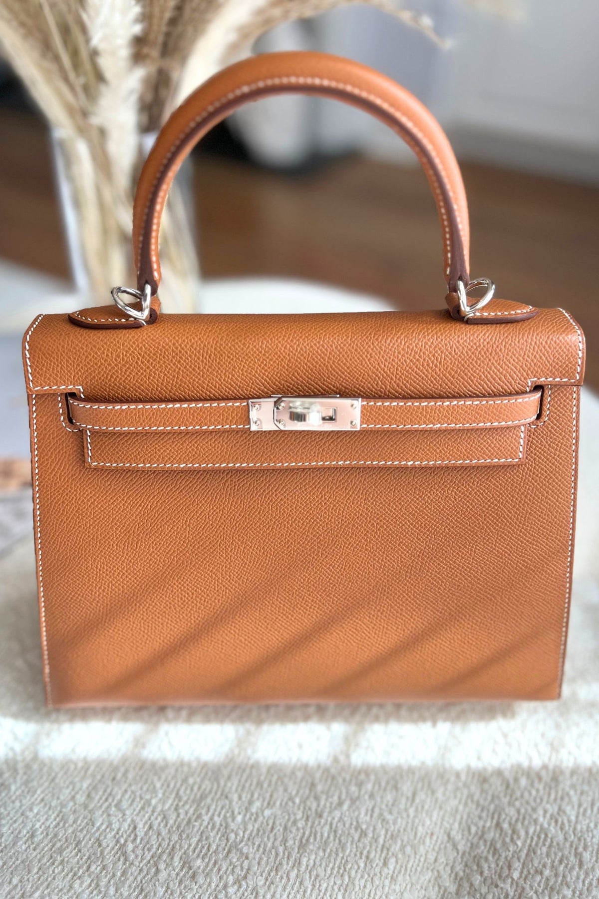 BNIB Hermes Kelly 25 Gold Epsom Sellier Palladium Hardware G Stamp 2026