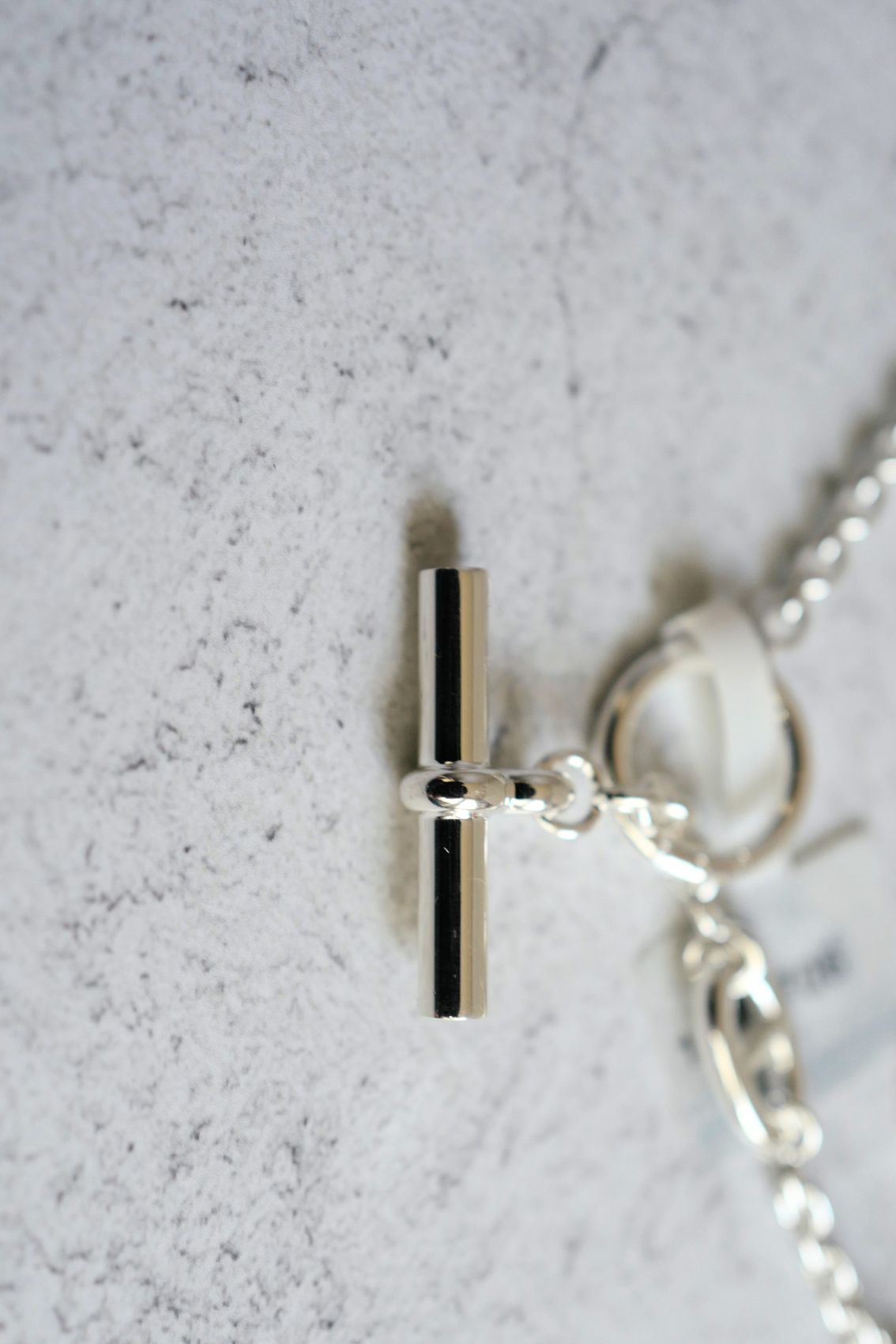 Hermès Farandole Long Necklace 160 Sterling Silver