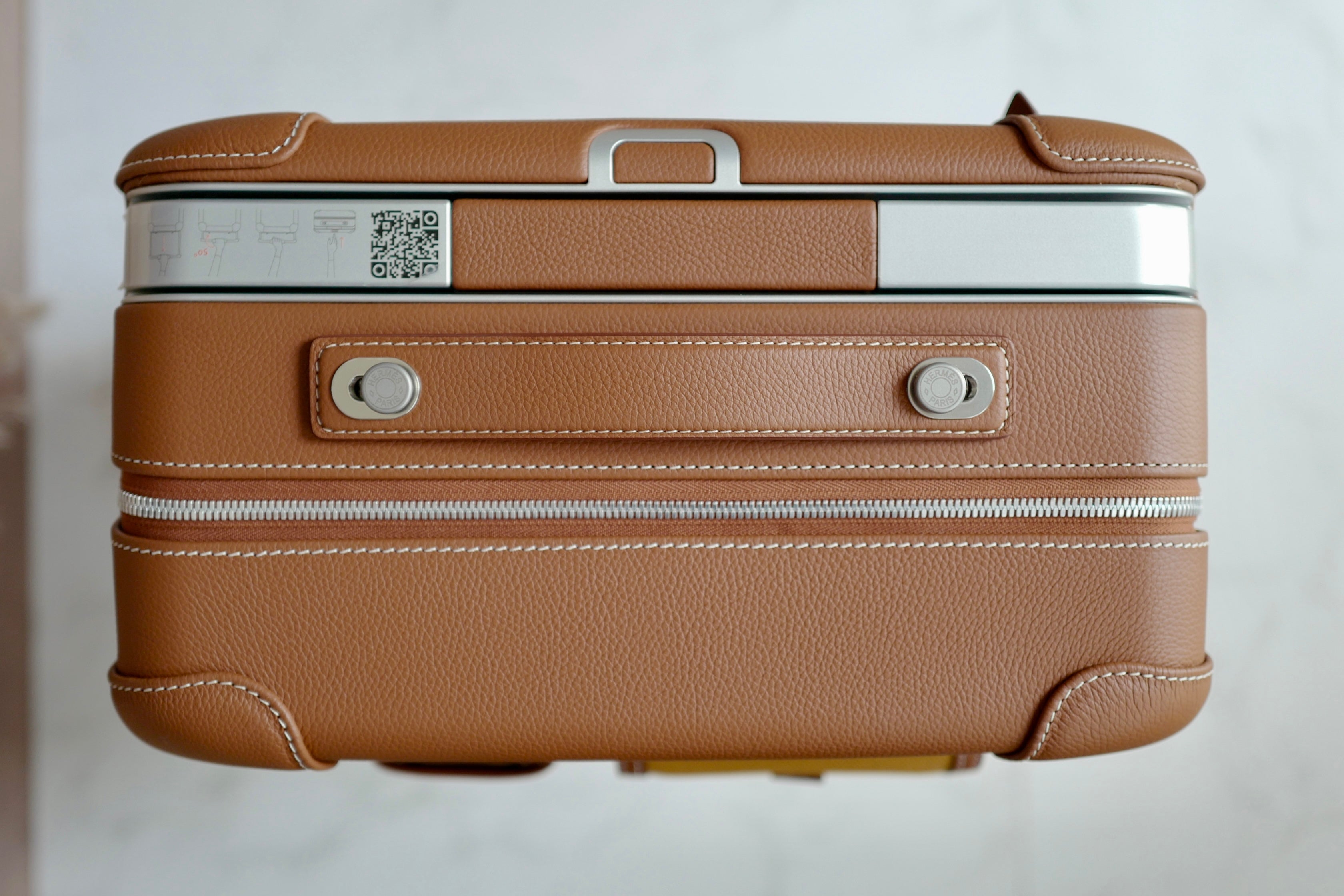 BNIB Hermès RMS Cargo Carry On Cabine Suitcase – Dessert/Fauve 2025 $24K