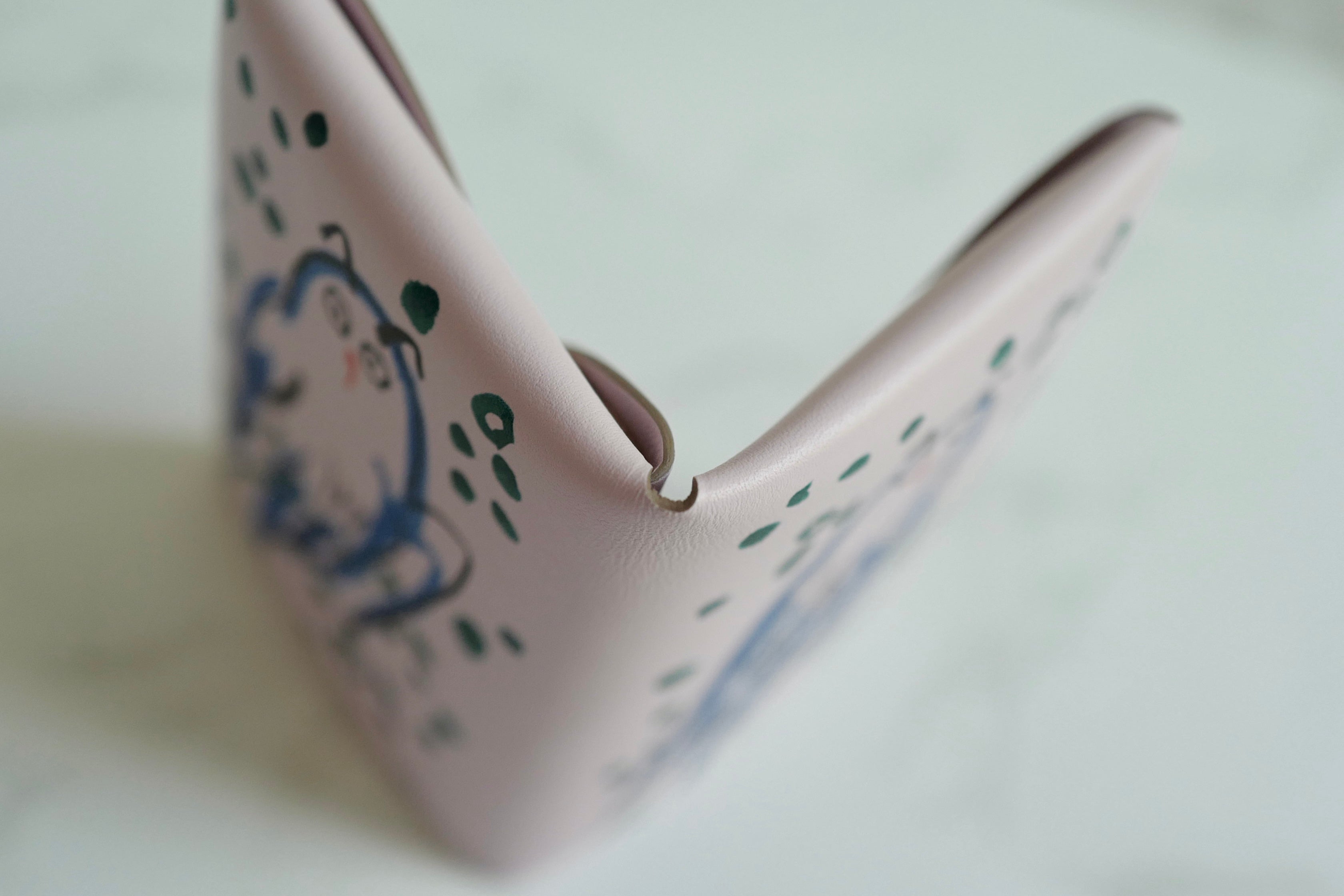 BNIB Hermes Calvi Duo in Spring Owl Veau Swift Card Holder PHW