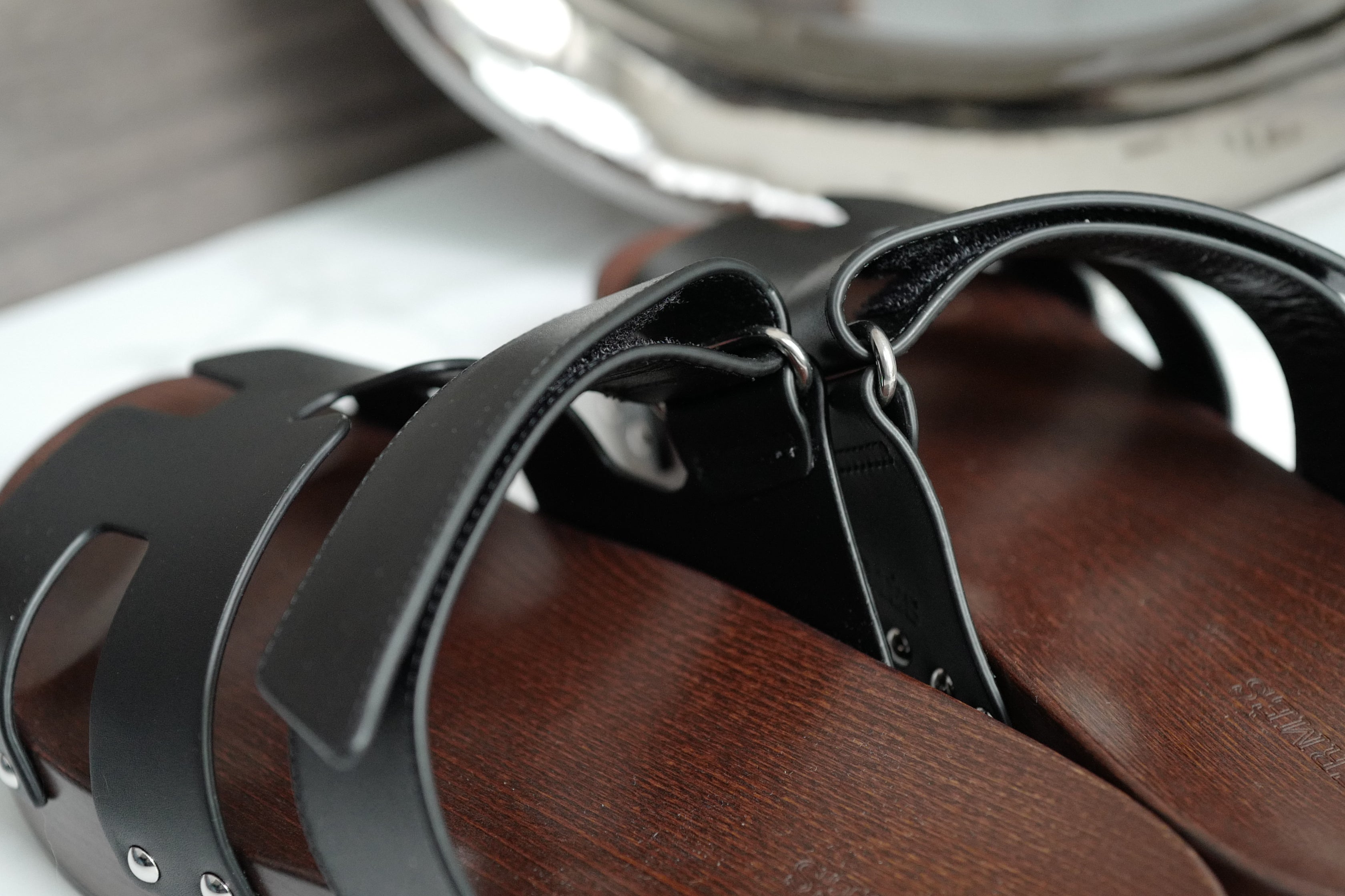 BNIB HERMÈS Kos Veau Women's Clog Noir - Size 38