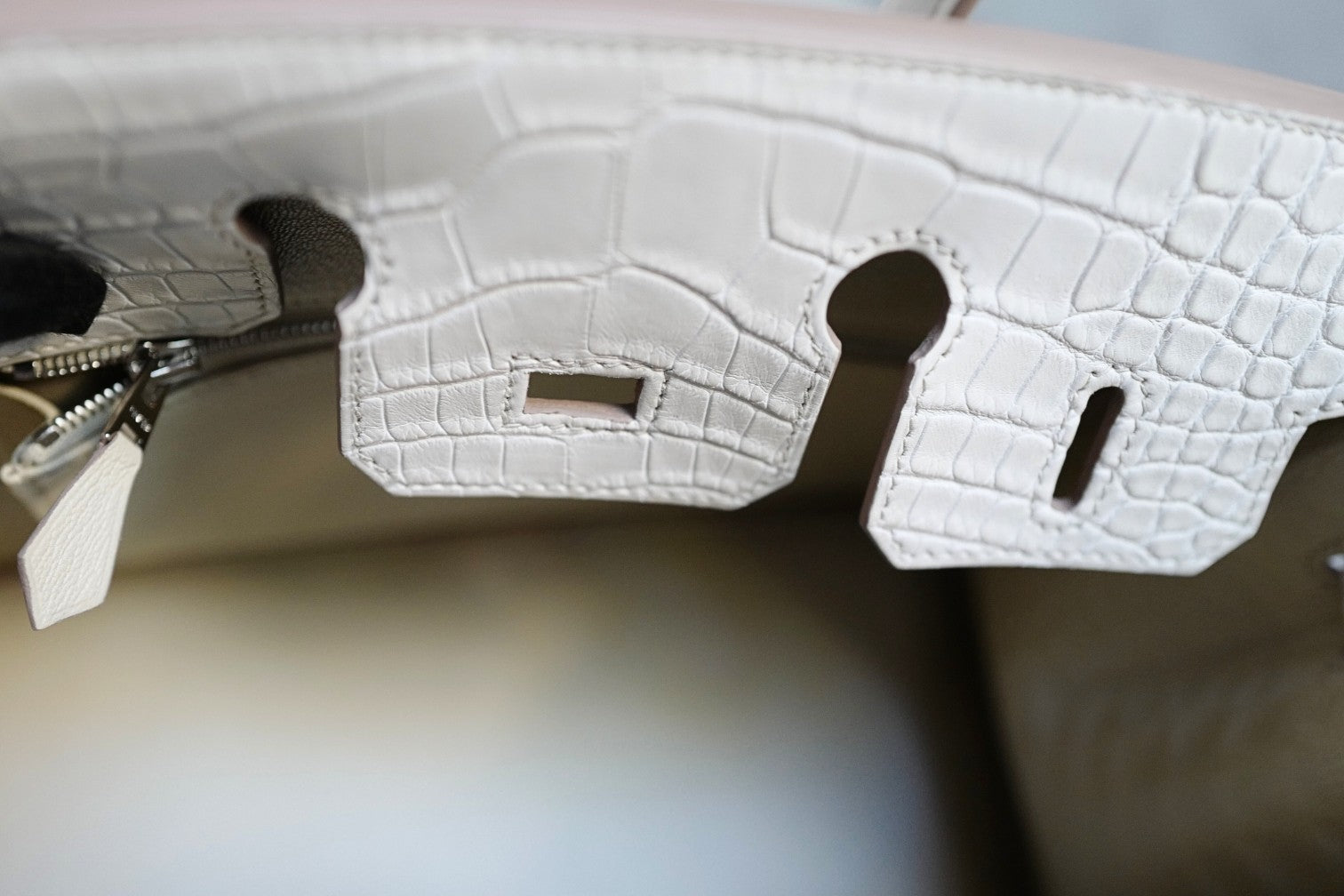 BNIB Hermès Birkin 25 Beton Matte Mississippiensis Alligator Palladium Hardware 2025