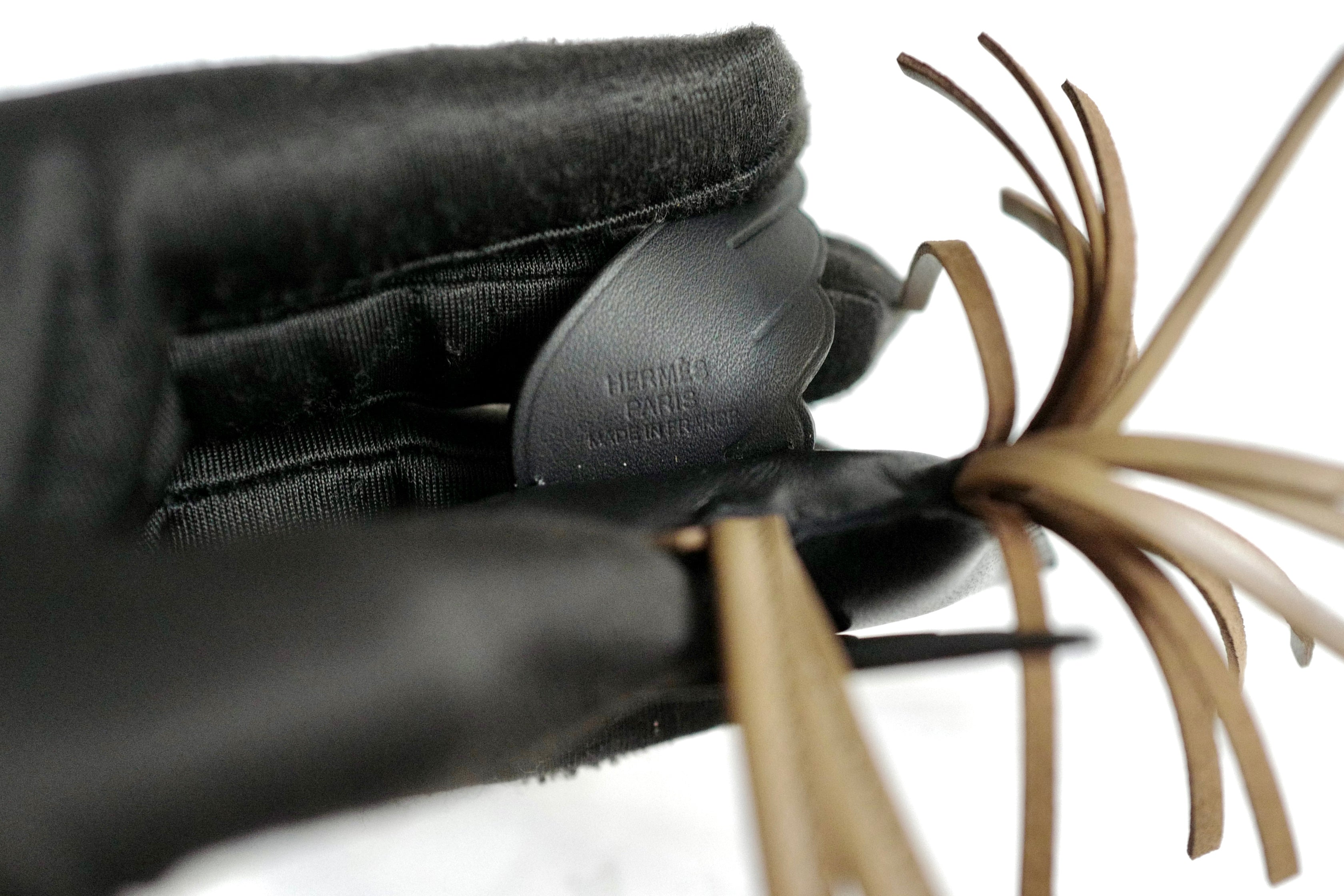 BNIB Hermes Rodeo Pegase PM Milo Swift Noir/Etoupe/Noir