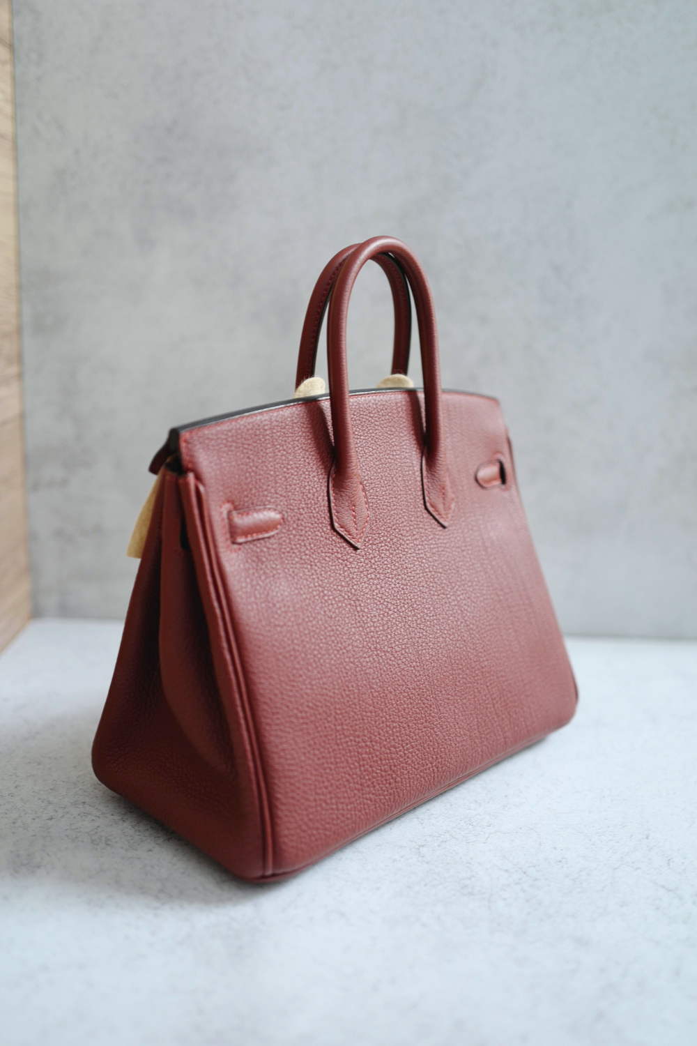 Hermes Birkin 25 Rouge H Togo Gold Hardware Complete W Stamp 2024