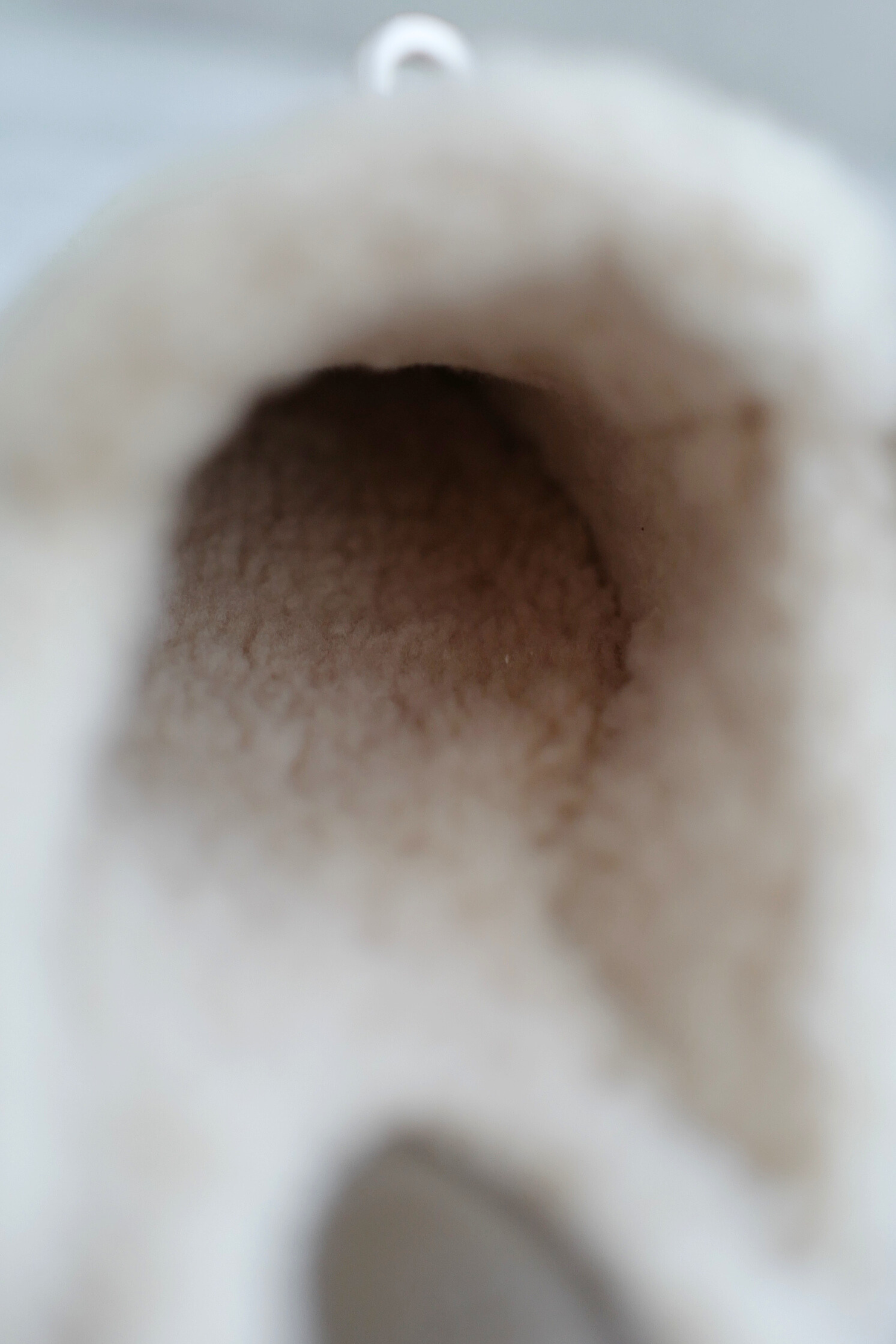 Hermès Oz Mule Etoupe/Ecru Suede Goatskin & Shearling with Palladium Kelly Buckle Size 38