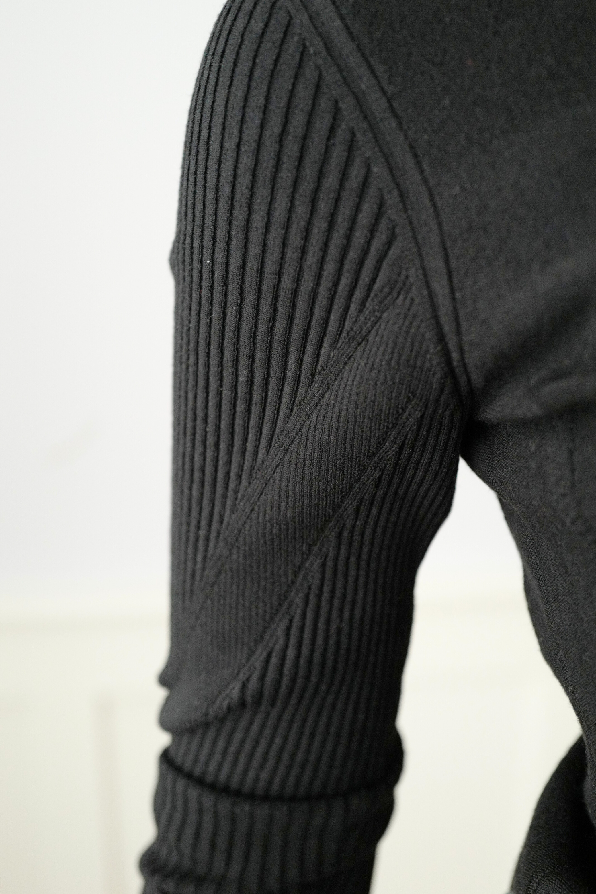 NEW Hermès “Palefroi Remix” Light Knit Long Sleeve Sweater Noir Black Size 36