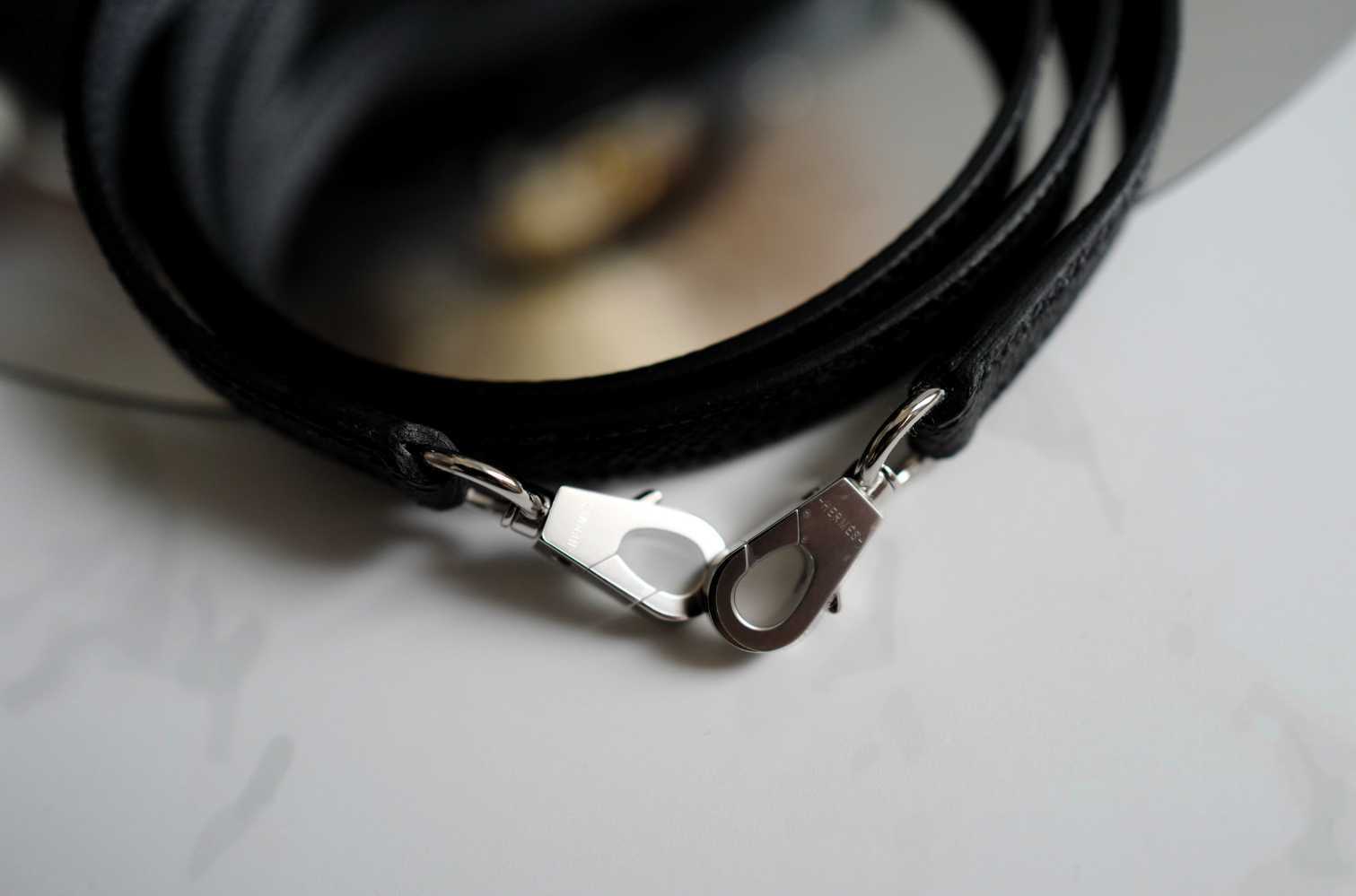 BNIB Hermes Mini Kelly Noir Black Epsom Electrum Hardware 2025