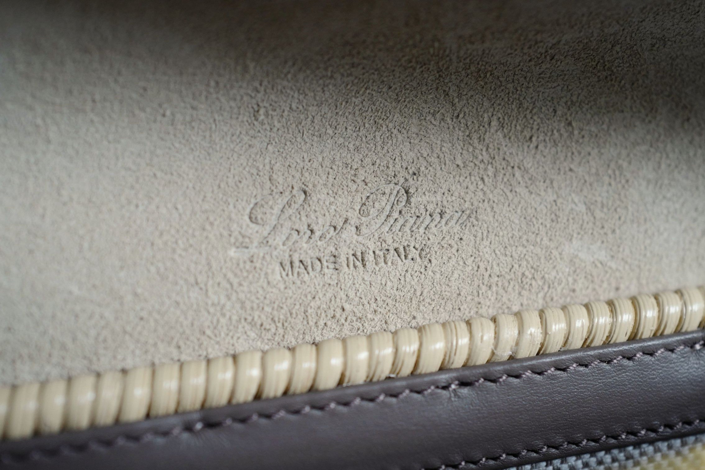 Loro Piana Extra Pocket L19 East West Wicker Malt/Almond Tree/Sun Gold Calfskin
