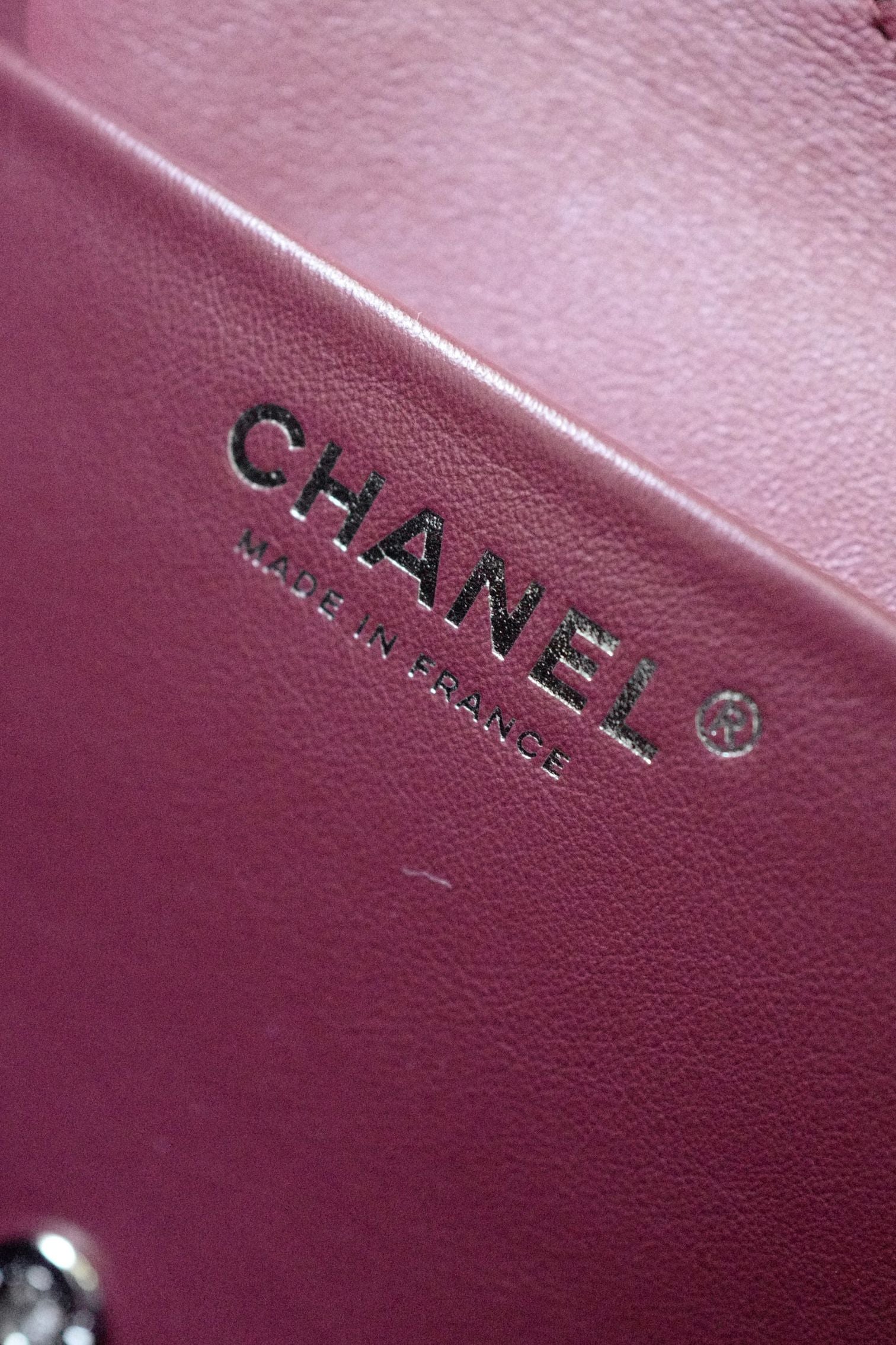 Chanel 26s Maxi Flapbag Black Grained Calfskin & Silver Metal "Matthieu Blazy