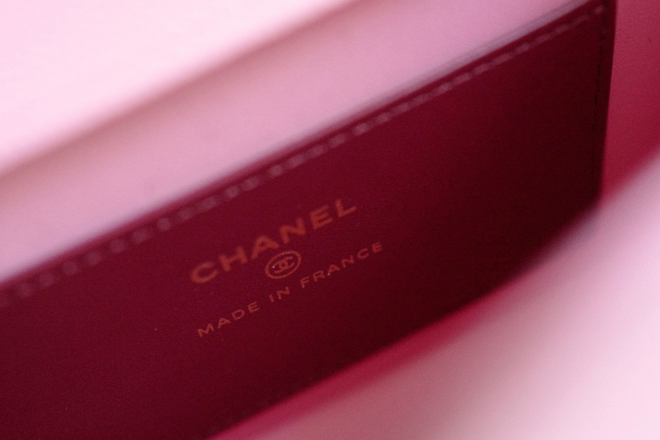 Chanel 26s Preppy Coco 17 Pink Grained Shiny Calfskin Gold Hardware