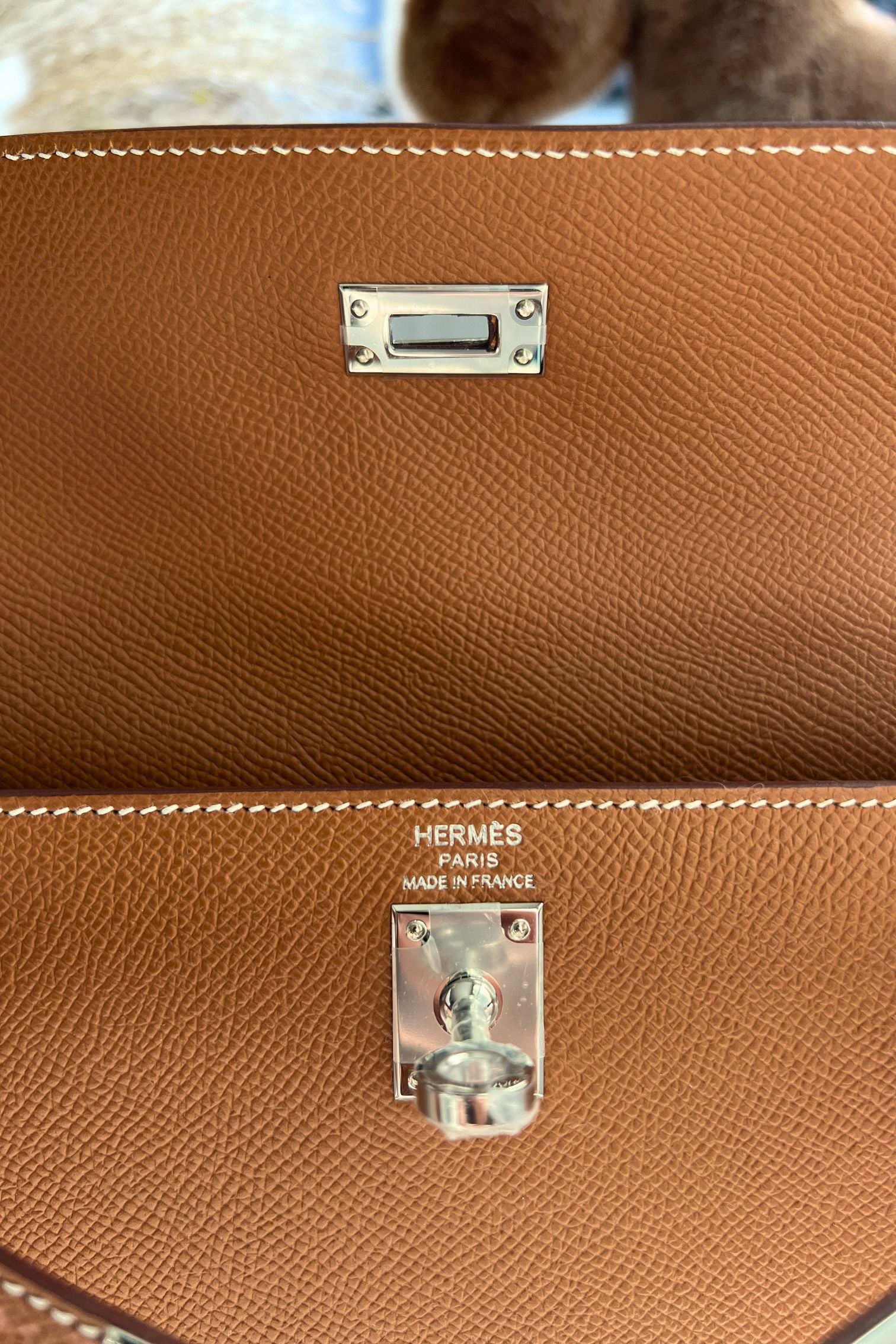 BNIB Hermes Kelly 25 Gold Epsom Sellier Palladium Hardware G Stamp 2026