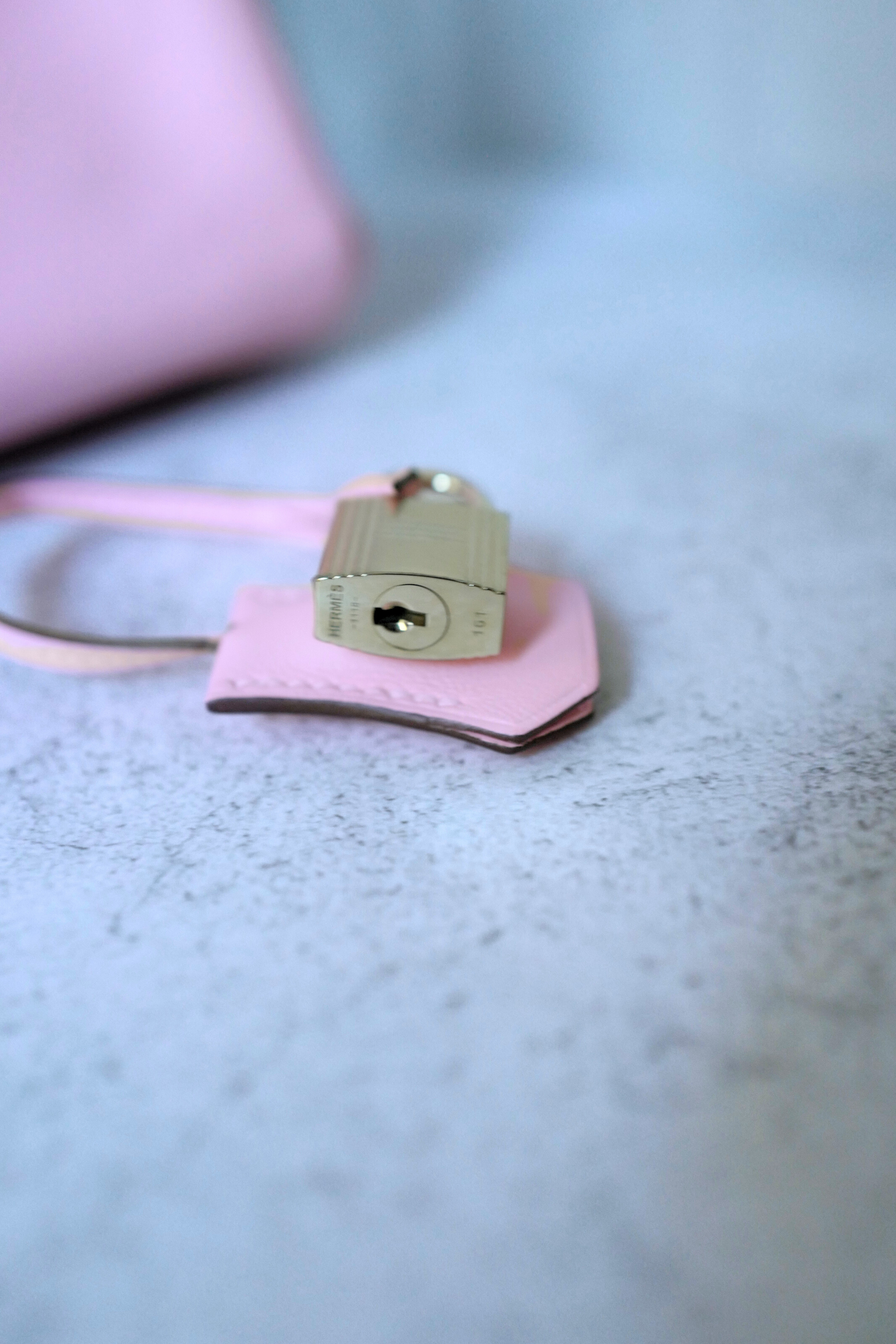 Hermès Birkin 25 Rose Sakura Swift Palladium Hardware D Stamp