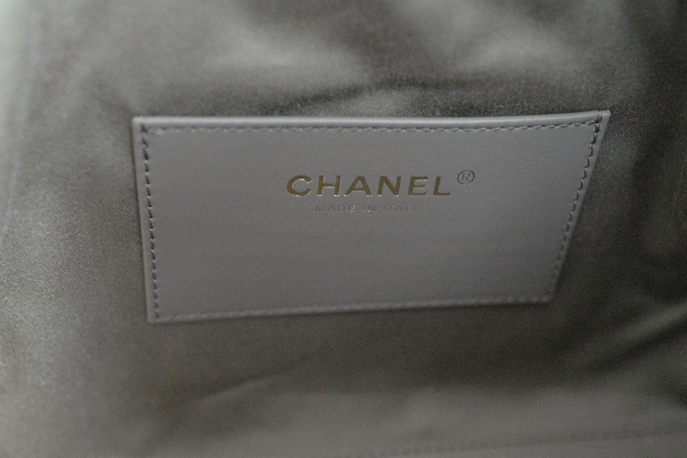 Chanel 26s Small Hobo Dark Khaki Grained Calfskin Gold Hardware