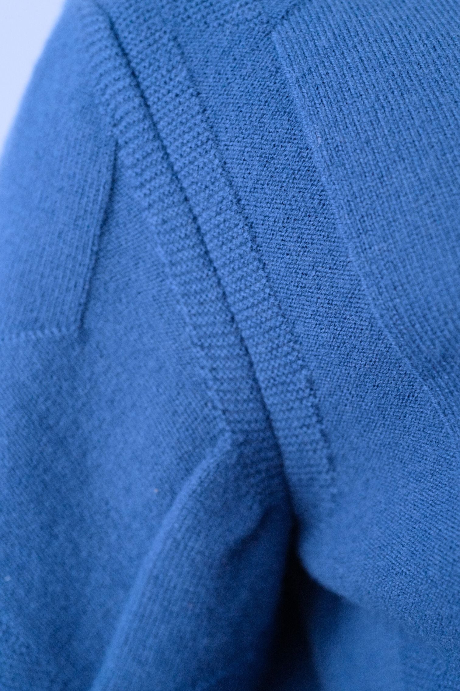 Hermès Pull Manches Longues Bleu Payne Size 38