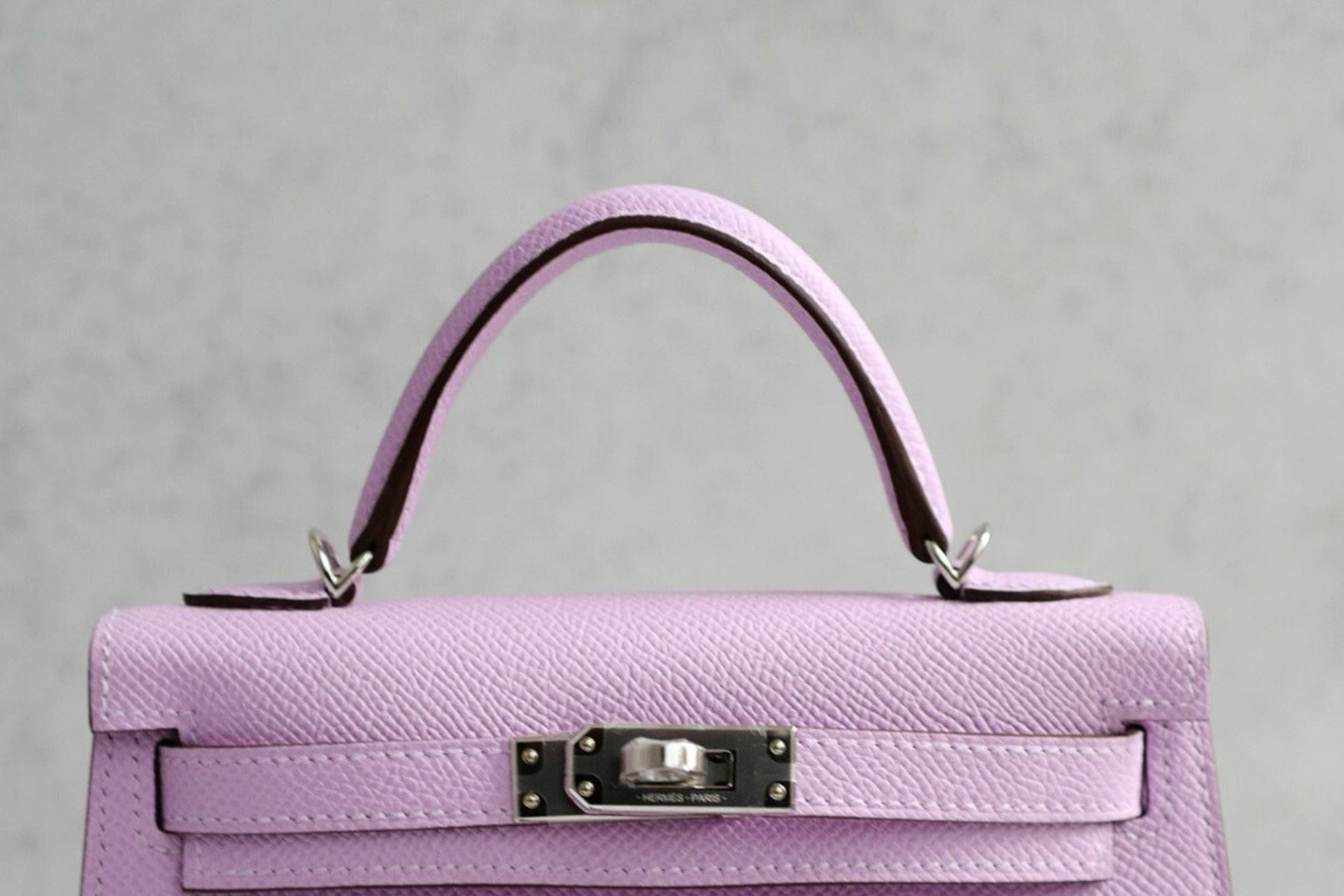 Hermès Kelly II Mini Sellier Guimauve Veau Epsom PHW Stamp K