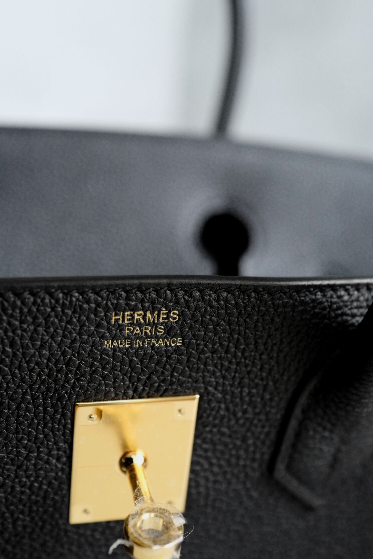 Hermès Birkin 30 Black Togo Leather Gold Hardware K Stamp