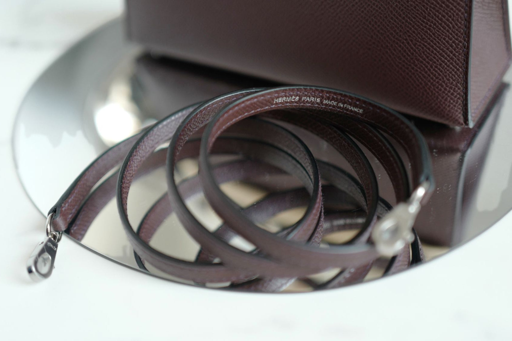 NEW Hermès Kelly 20 Rouge Sellier Epsom Leather Electrum Hardware K Stamp