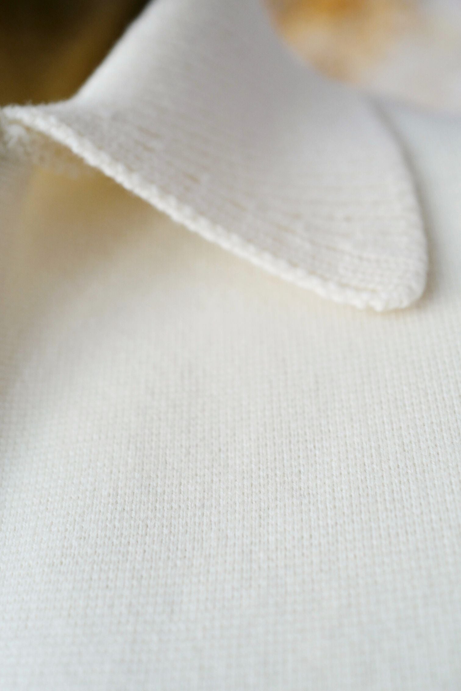 Hermès Woman Outdoor Jacket with Pockets Blanc Naturel Compact Knit Size 34