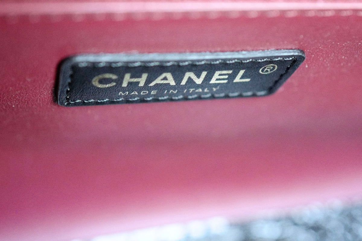 NEW Chanel 26K Small Tote Black Crocodile Embossed Calfskin GHW Matthieu Blazy's