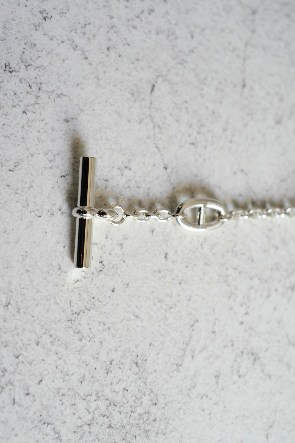 Hermès Farandole Long Necklace 120 Sterling Silver