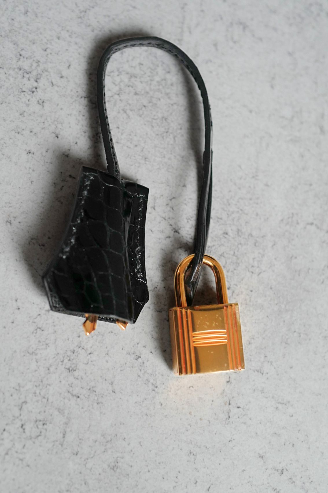 Hermes Birkin 25 touch shiny niloticus in noir/black gold hw Complete with Receipt