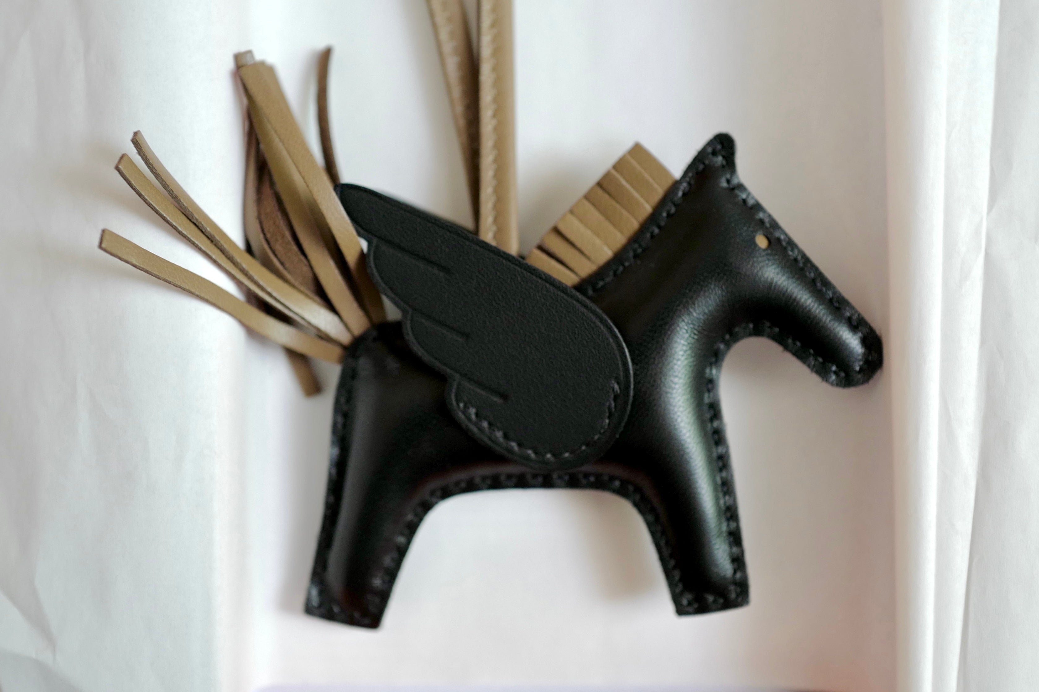 BNIB Hermes Rodeo Pegase PM Milo Swift Noir/Etoupe/Noir