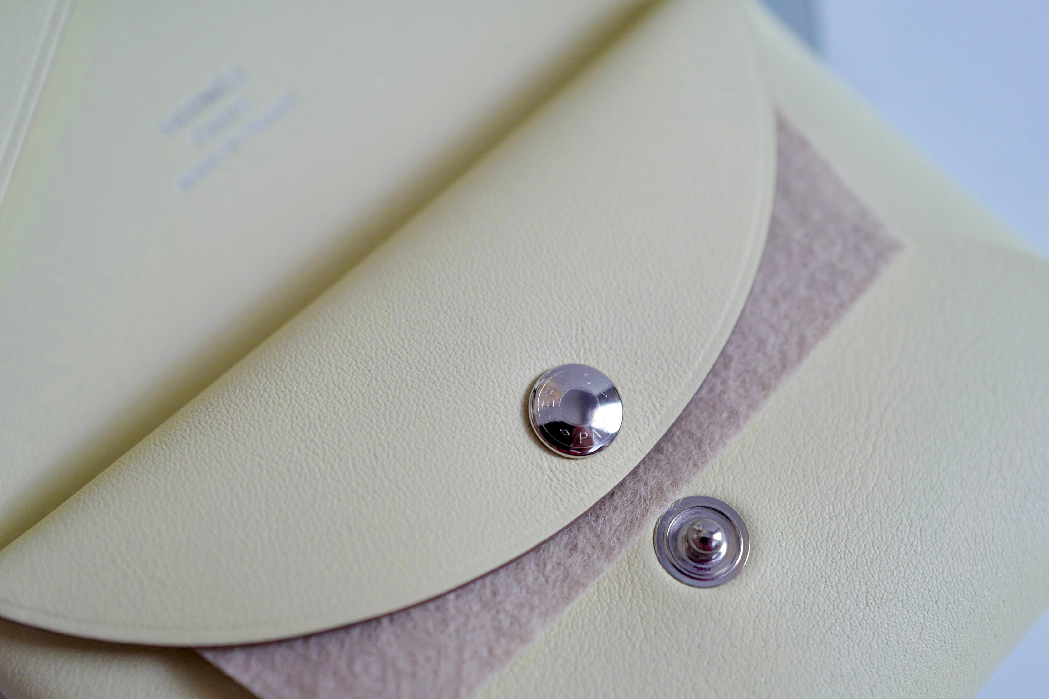 BNIB Hermes Calvi Duo in Spring Panther Veau Swift Card Holder PHW
