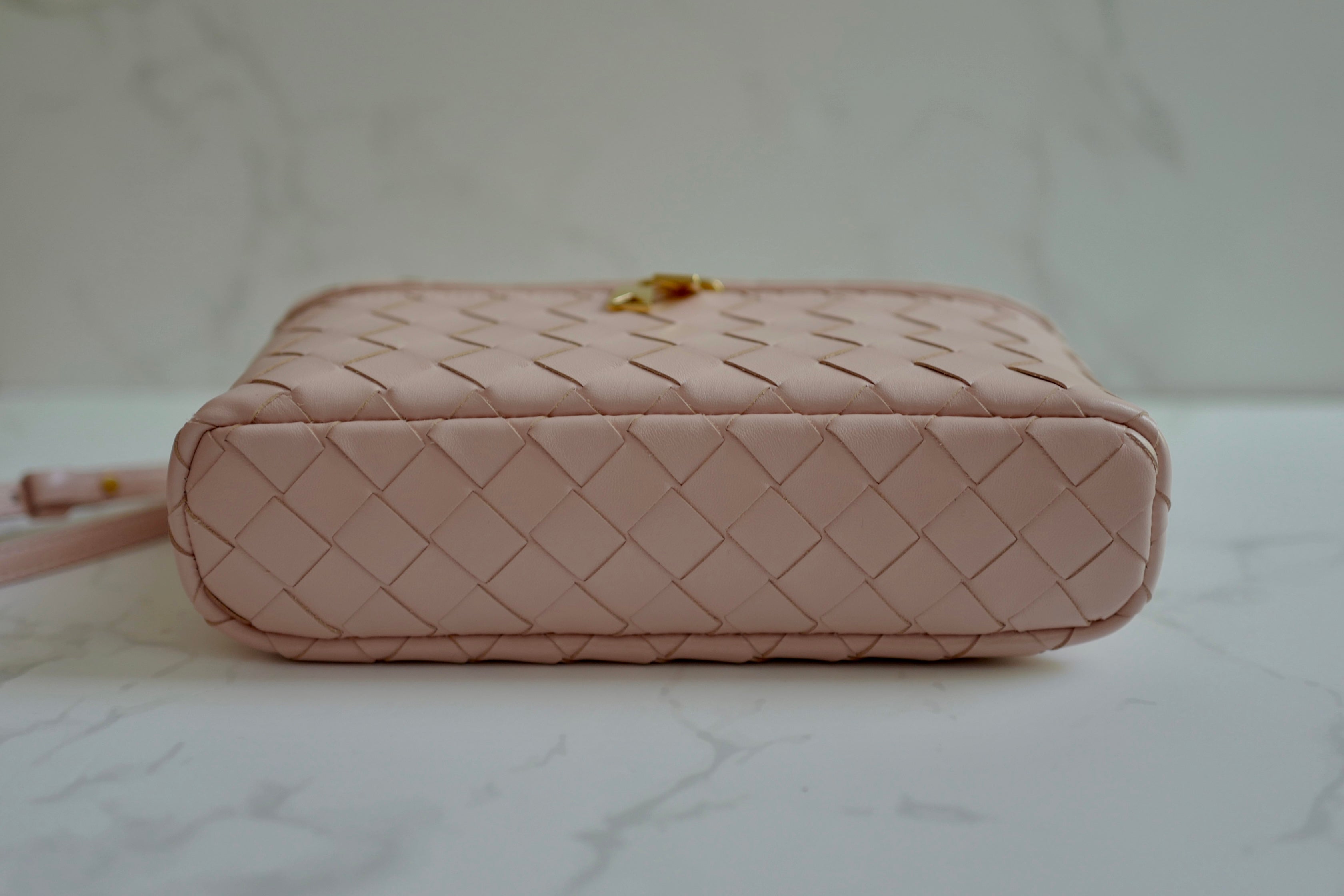 Bottega Veneta Bang Bang Vanity Bag in Cameo Pink NEW