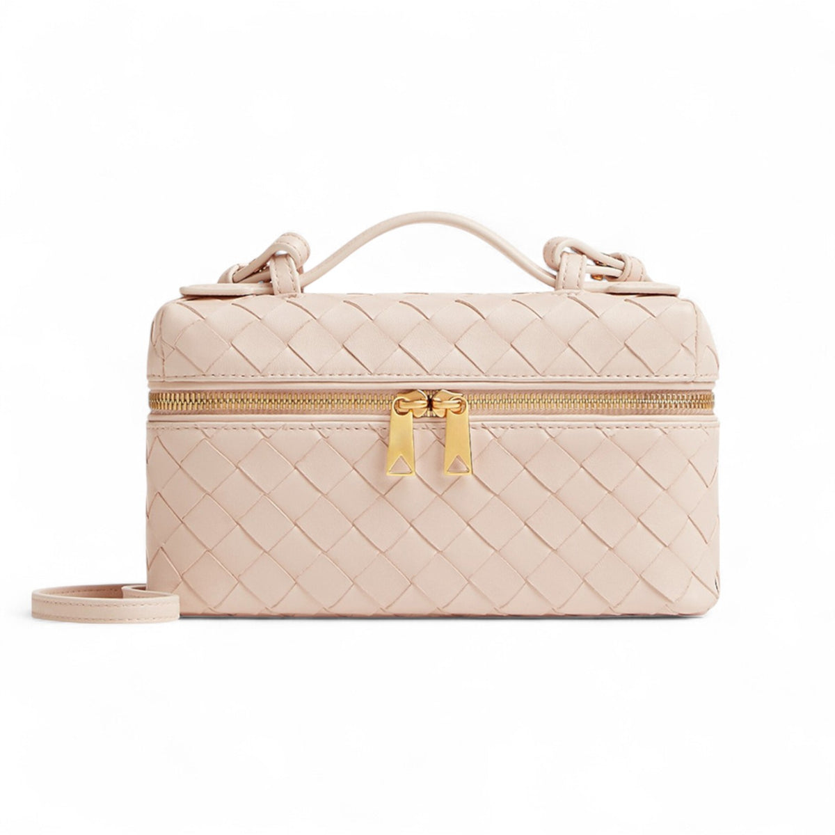 Bottega Veneta Bang Bang Vanity Bag in Cameo Pink NEW