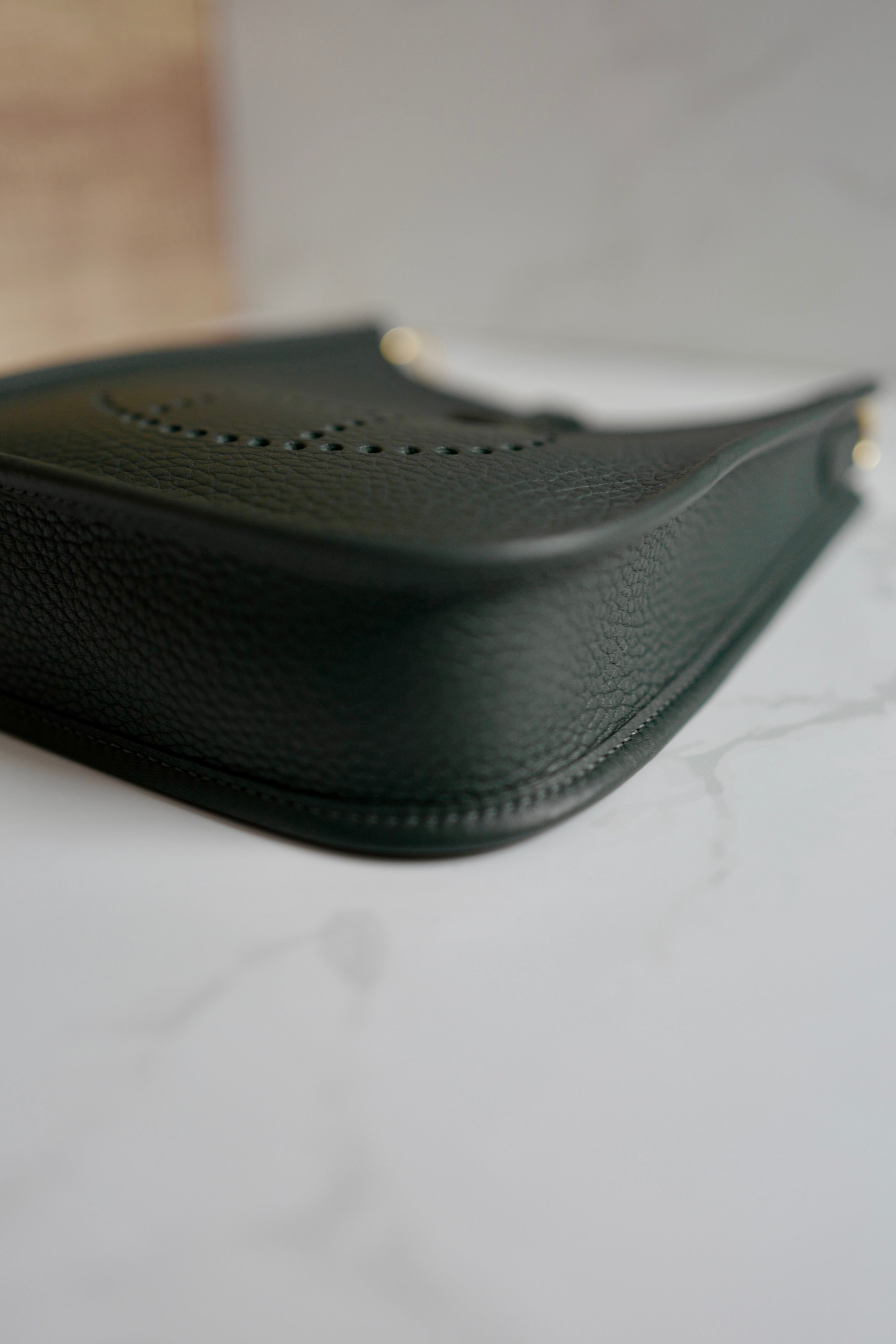 BNIB Hermes Mini Evelyne 16 Amazone Vert Mangrove ghw