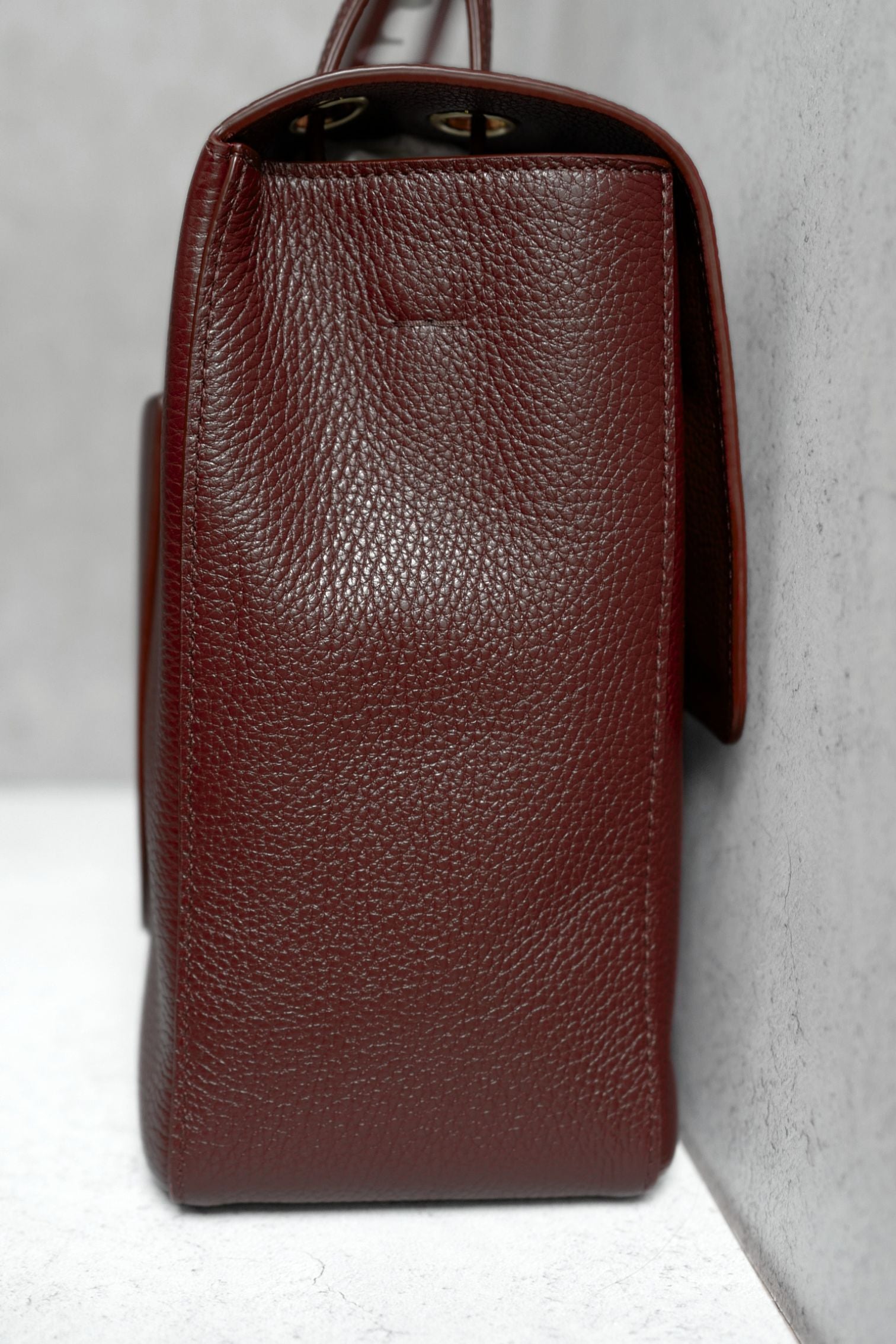Chanel 26S Matthieu Blazy's Maxi 38 Flapbag Burgundy Grained Calfskin GHW