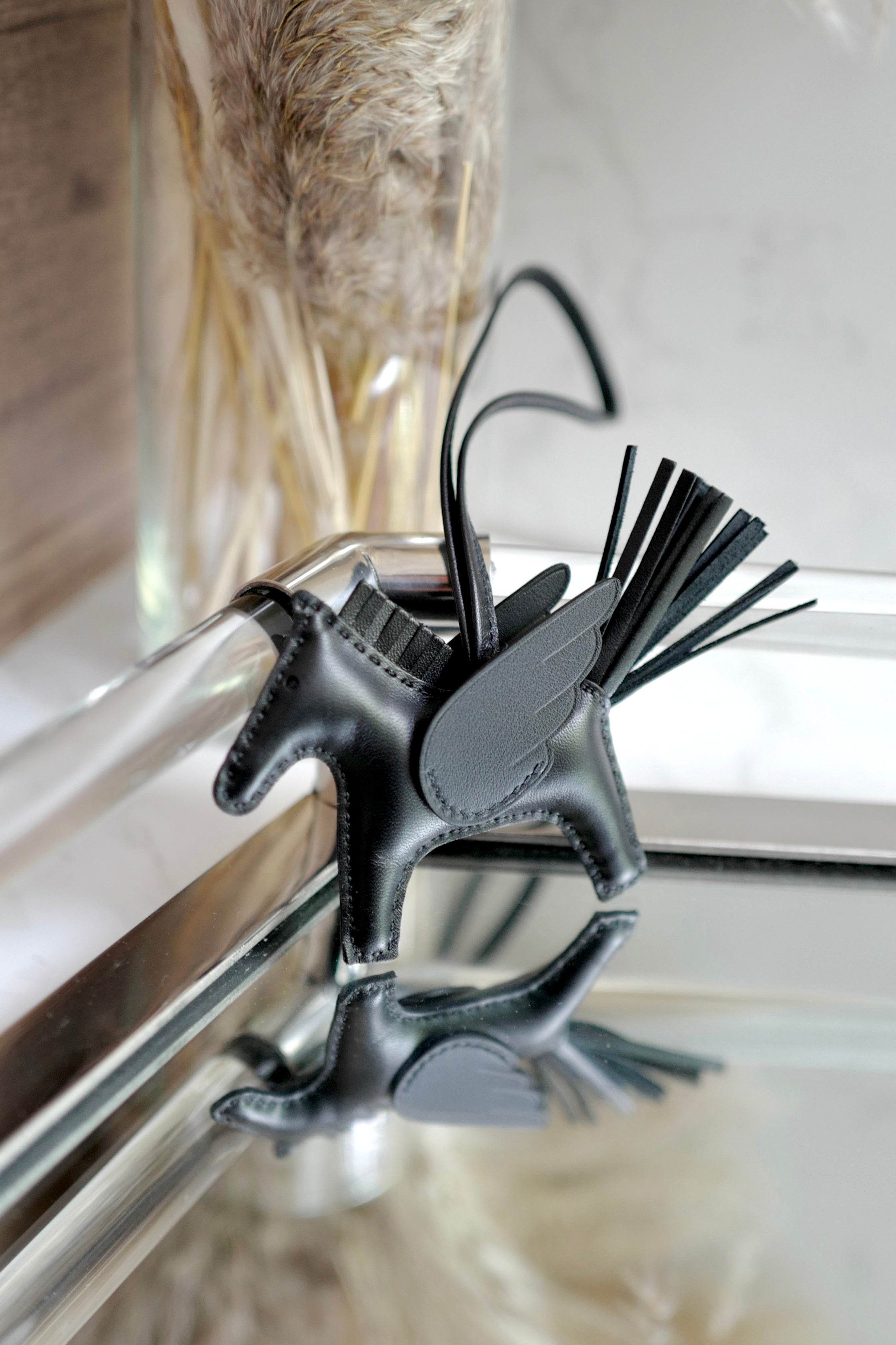 BNIB Hermes Rodeo Pegase PM Milo Swift Noir/Noir/Noir So Black Rodeo Pegasus PM