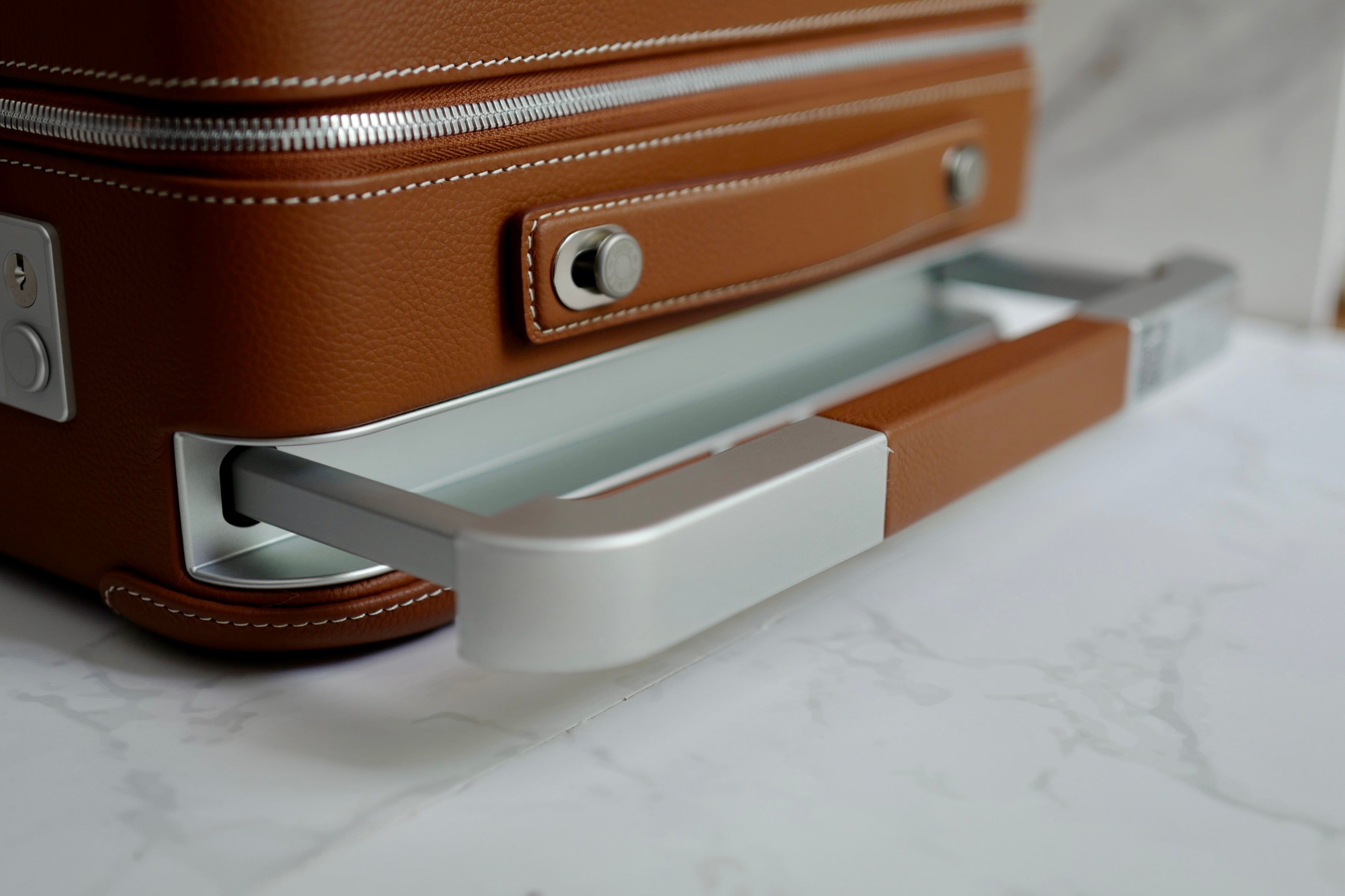 BNIB Hermès RMS Cargo Carry On Cabine Suitcase – Dessert/Fauve 2025 $24K