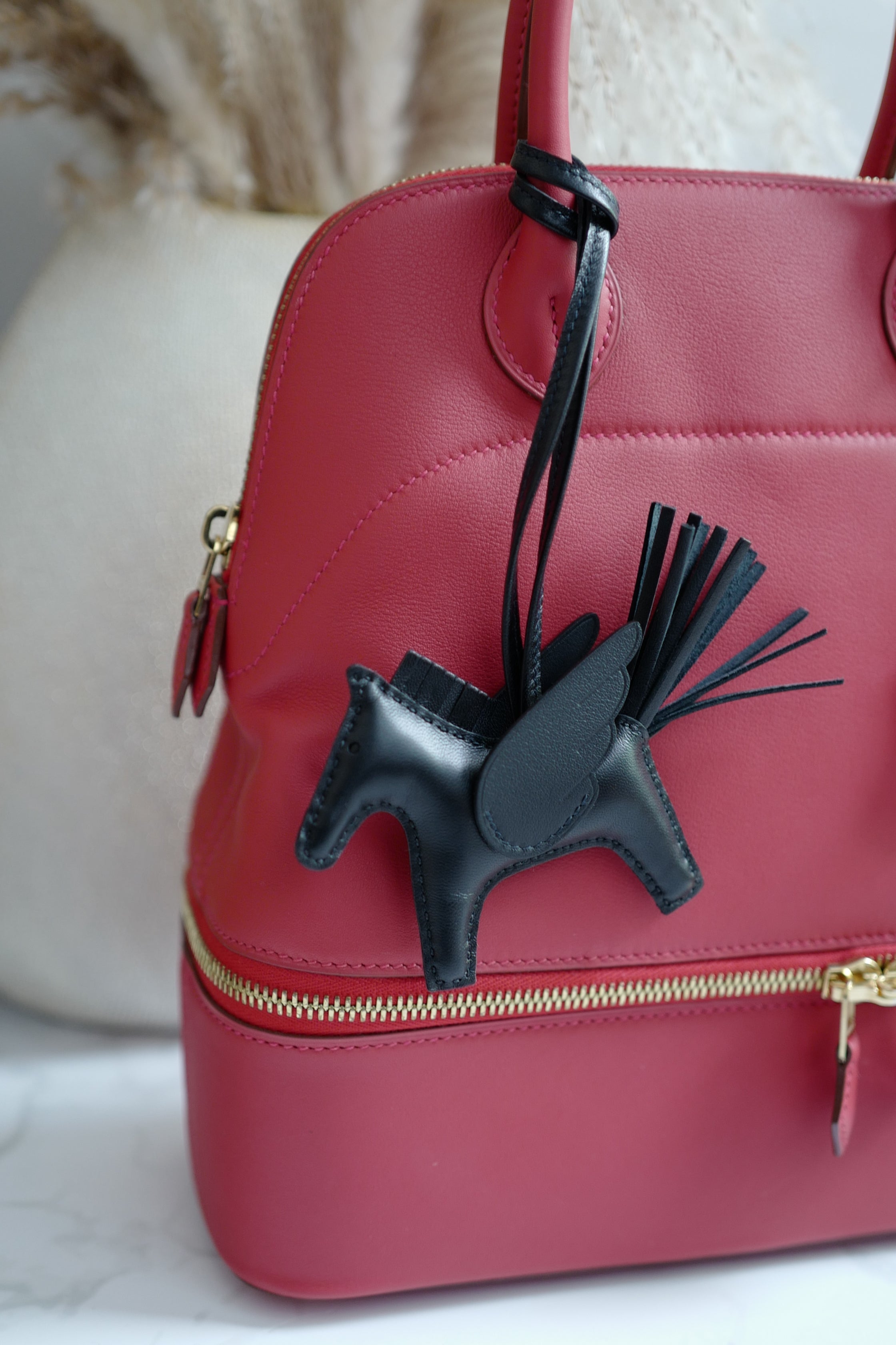 BNIB Hermes Rodeo Pegase PM Milo Swift Noir/Noir/Noir So Black Rodeo Pegasus PM