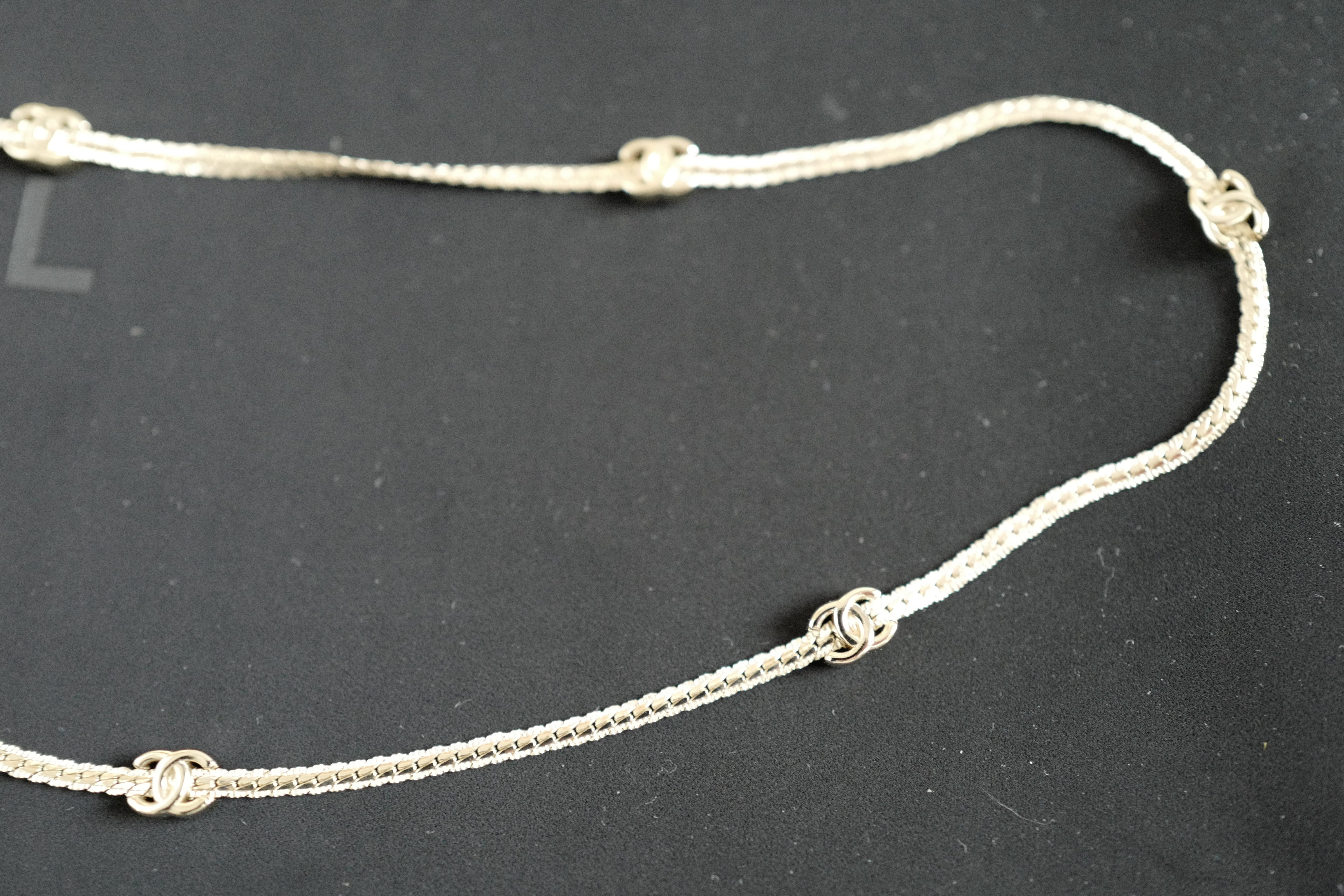 NEW Chanel FW 2024/25 Collection Chain Belt CC Size 75/Long Necklace In Gold