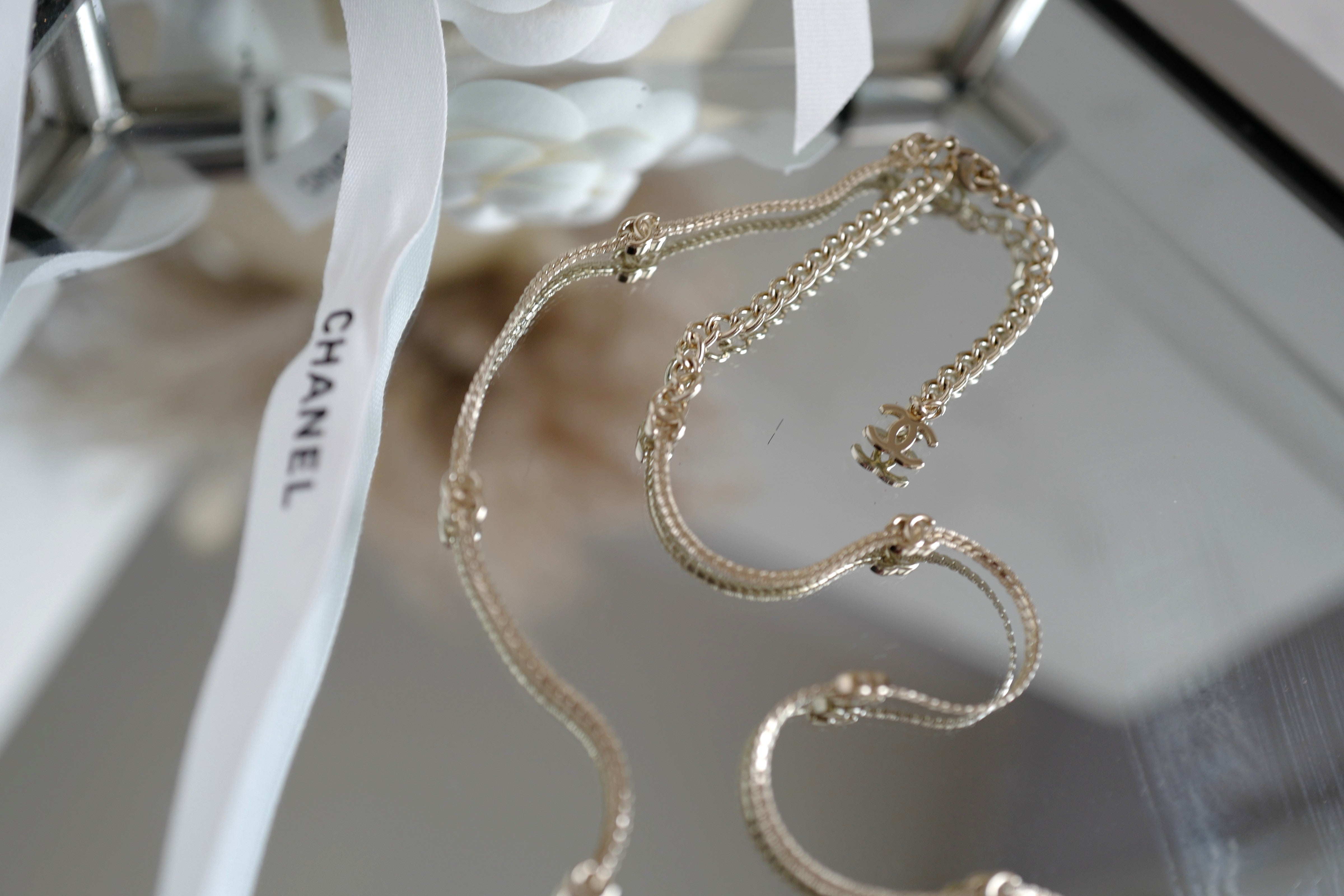 NEW Chanel FW 2024/25 Collection Chain Belt CC Size 75/Long Necklace In Gold